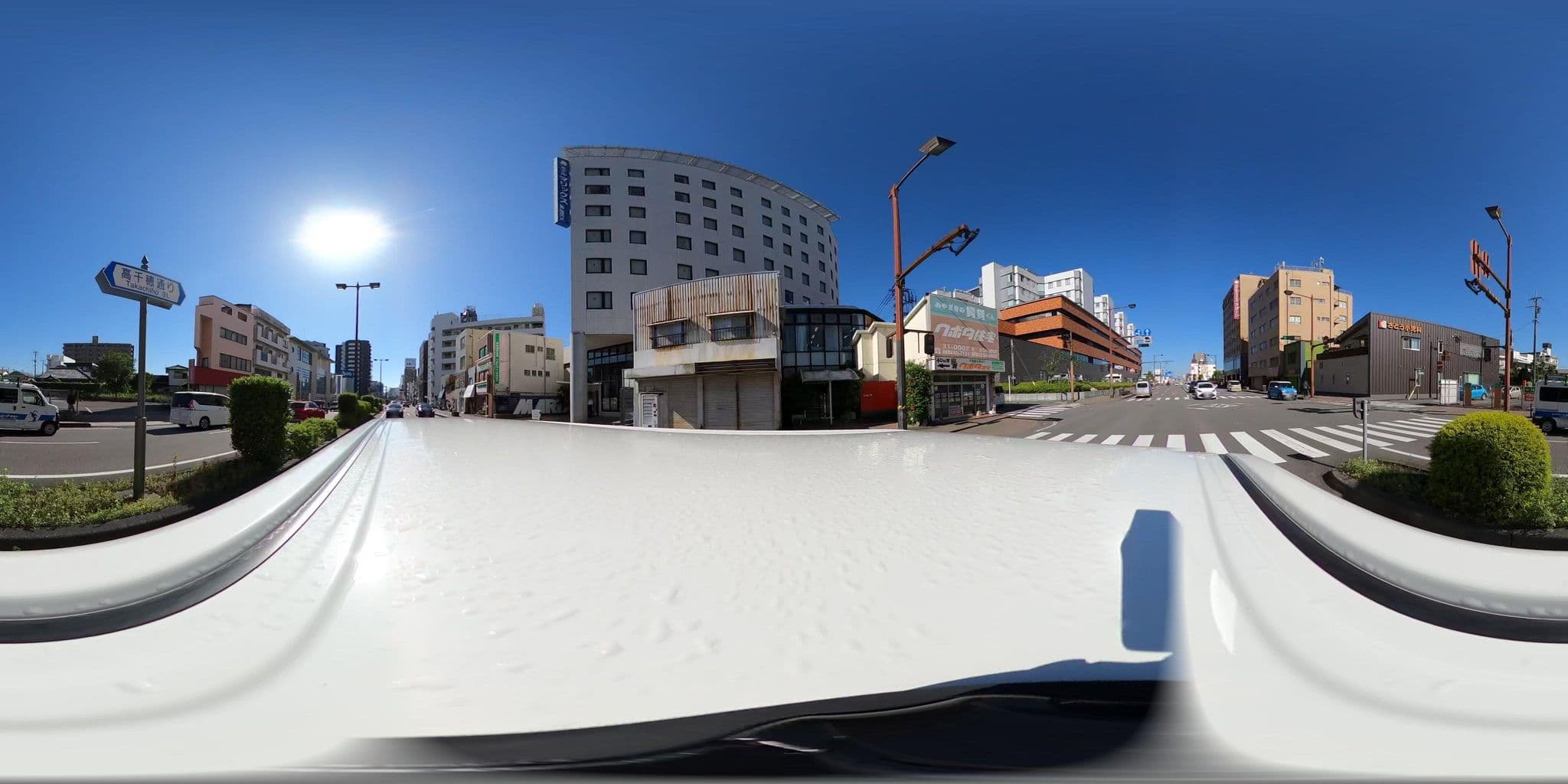 Street view near マリックスホテル, Miyazaki — © kojiroucircle (CC BY-SA · Mapillary)