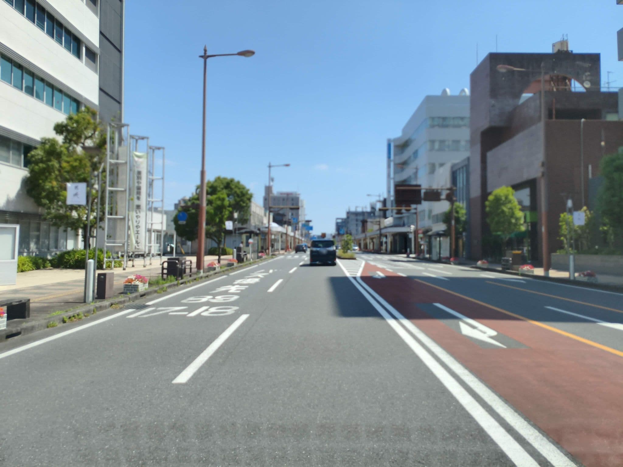Street view near ホテルルートイン都城, Miyakonojō — © parond (CC BY-SA · Mapillary)