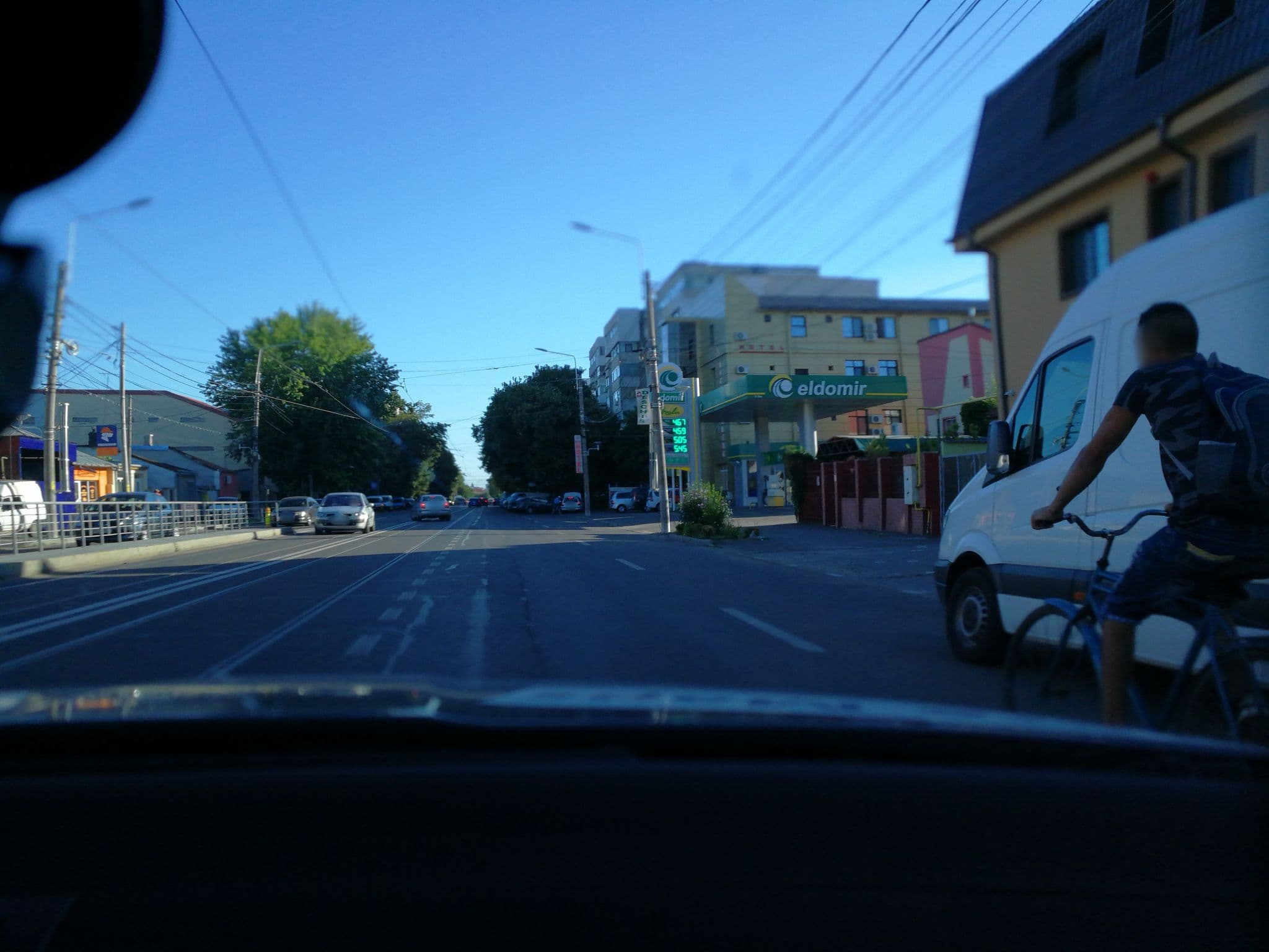Street view near Express Residence, Brăila