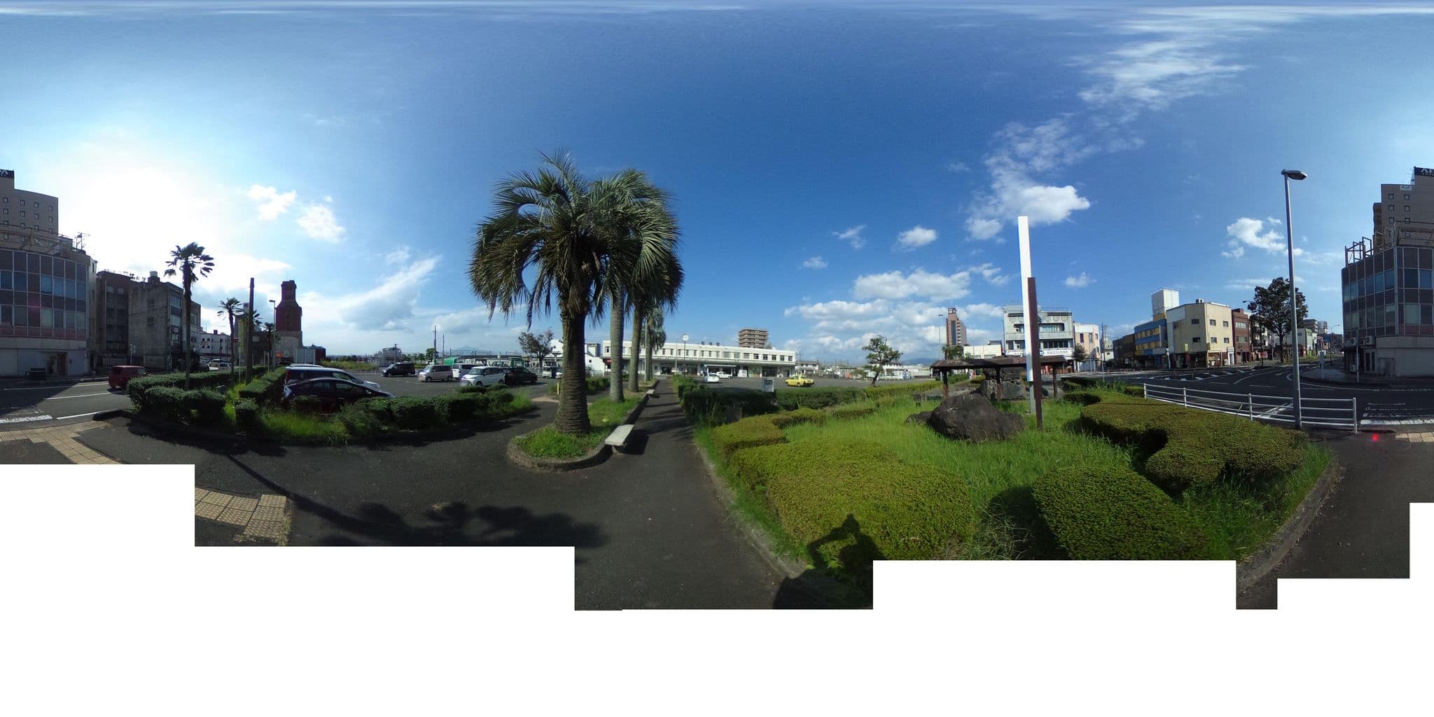 Street view near Tabist ホテル 都城 宮崎, Miyakonojō — © okadatsuneo (CC BY-SA · Mapillary)