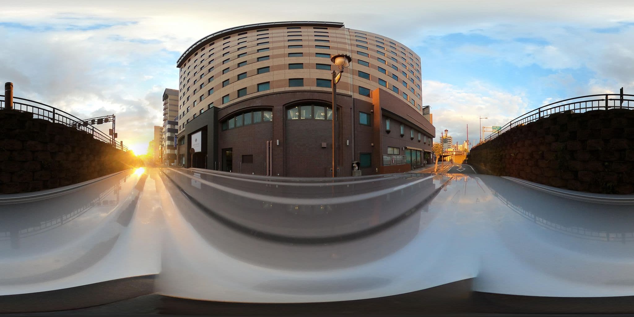 Street view near ホテルマイステイズ熊本リバーサイド, Kumamoto — © kojiroucircle (CC BY-SA · Mapillary)