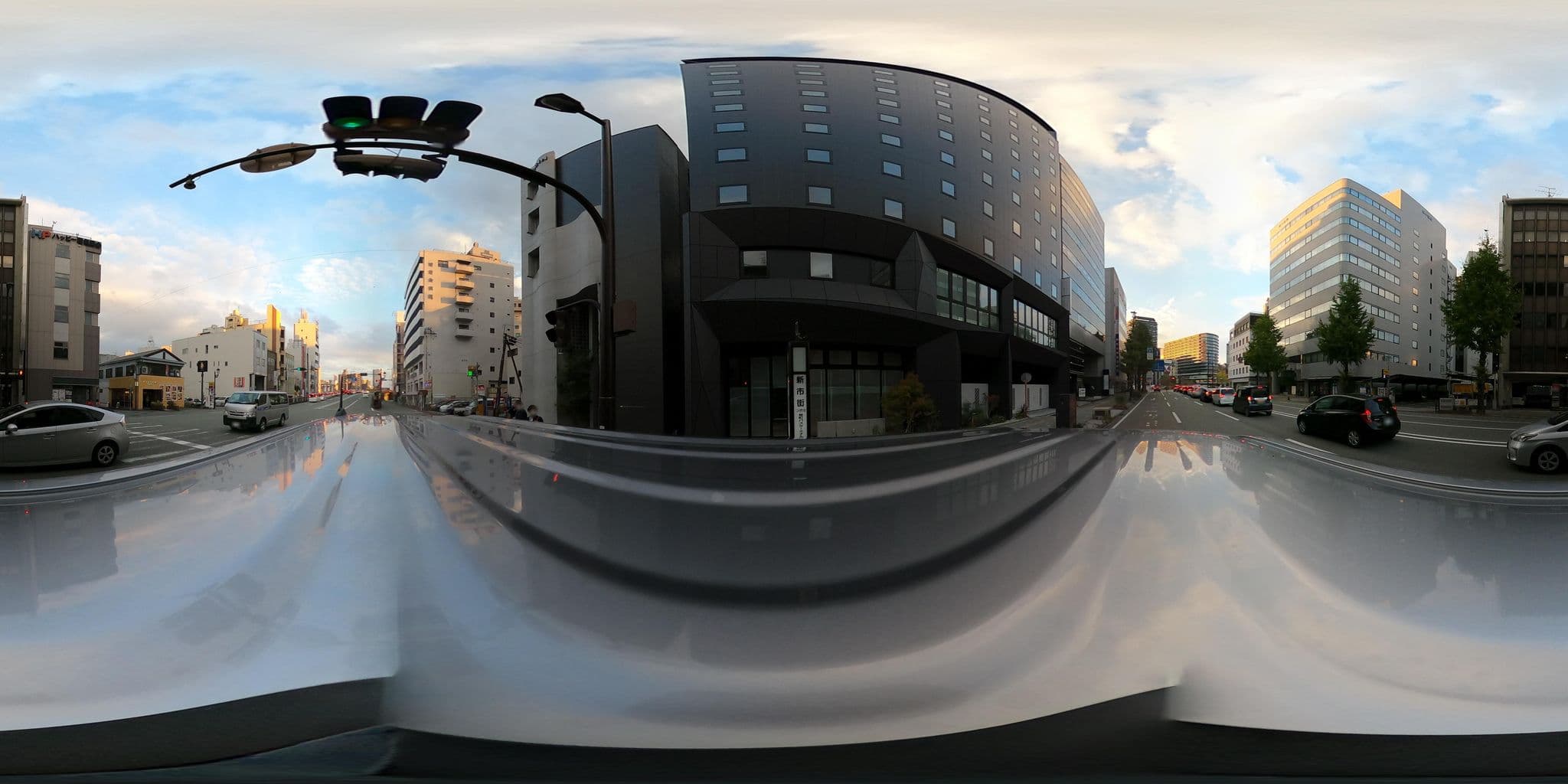 Street view near グリッズプレミアムホテル熊本, Kumamoto — © kojiroucircle (CC BY-SA · Mapillary)