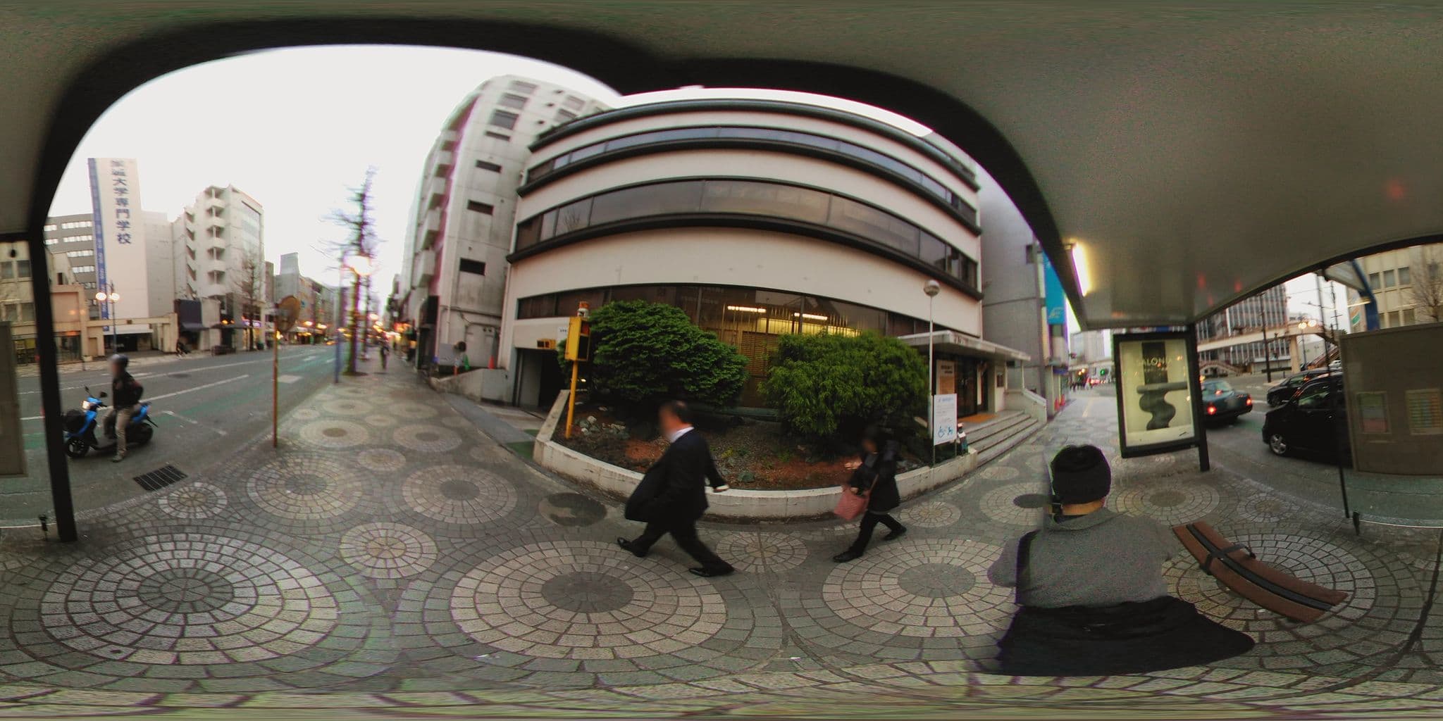 Street view near ダイワロイネットホテル熊本, Kumamoto — © mura (CC BY-SA · Mapillary)