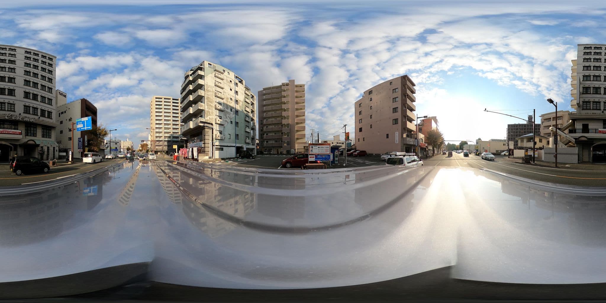 Street view near ホテルシェモア, Kumamoto — © kojiroucircle (CC BY-SA · Mapillary)