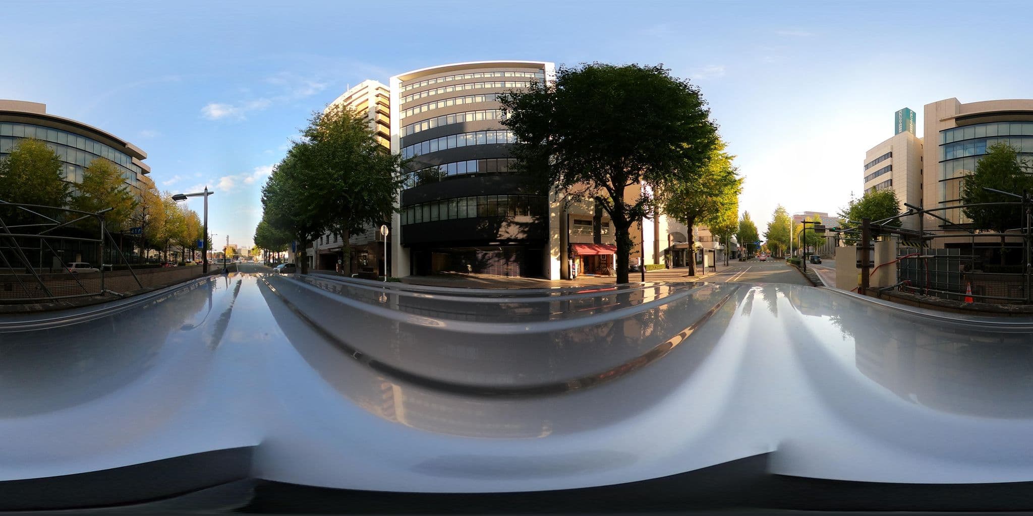 Street view near 三井ガーデンホテル熊本, Kumamoto — © kojiroucircle (CC BY-SA · Mapillary)