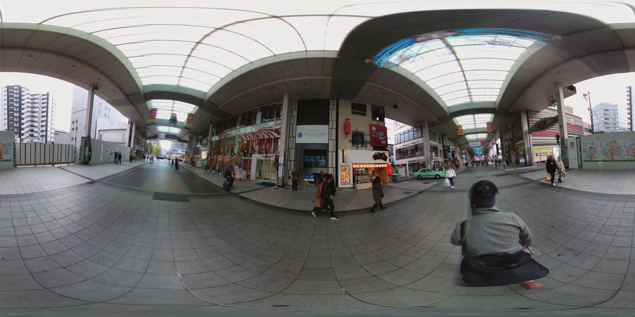 Street view near レフ熊本 by ベッセルホテルズ, Kumamoto — © mura (CC BY-SA · Mapillary)
