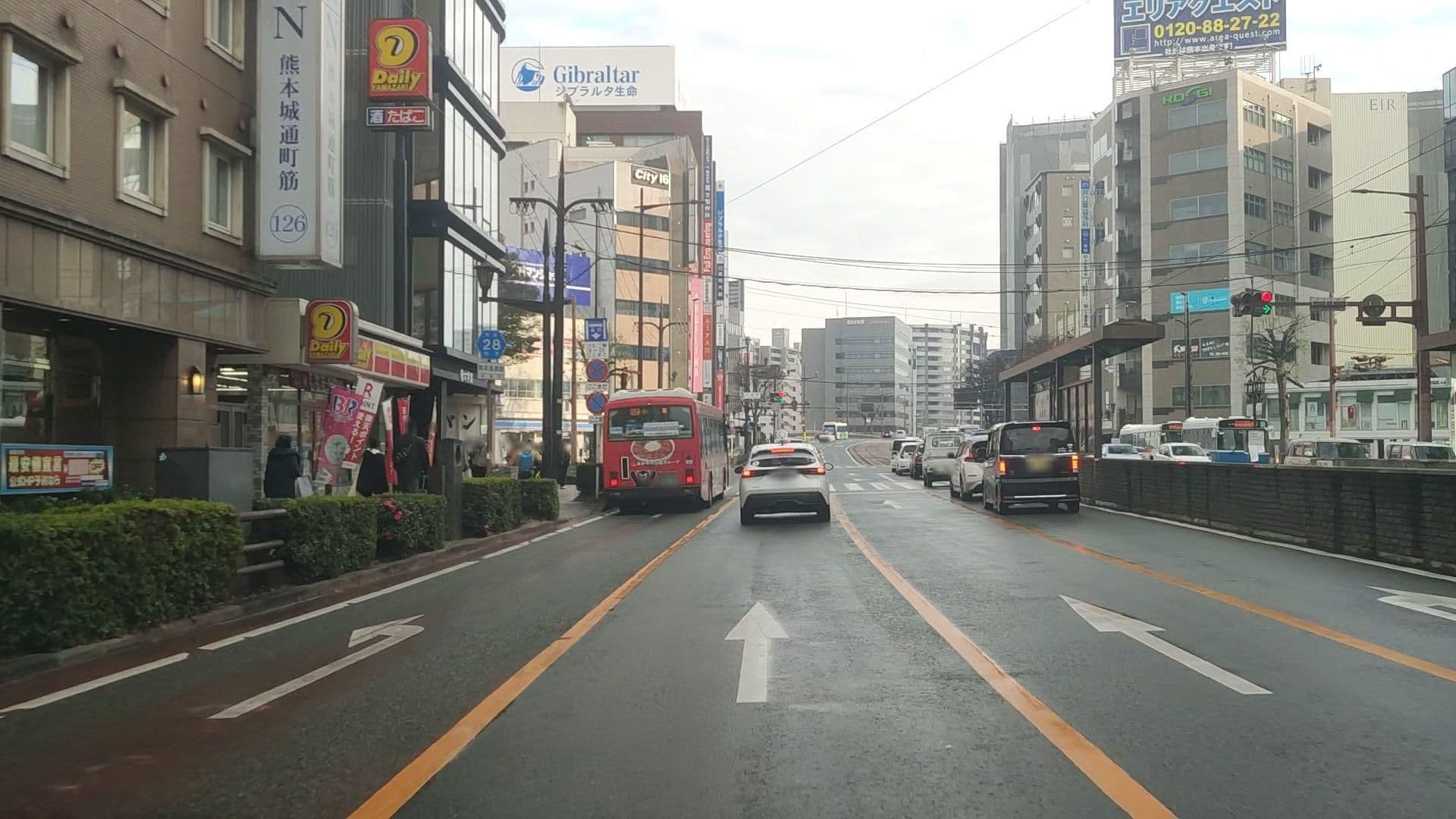 Street view near 東横イン 熊本城通町筋, Kumamoto — © drivephotograph (CC BY-SA · Mapillary)