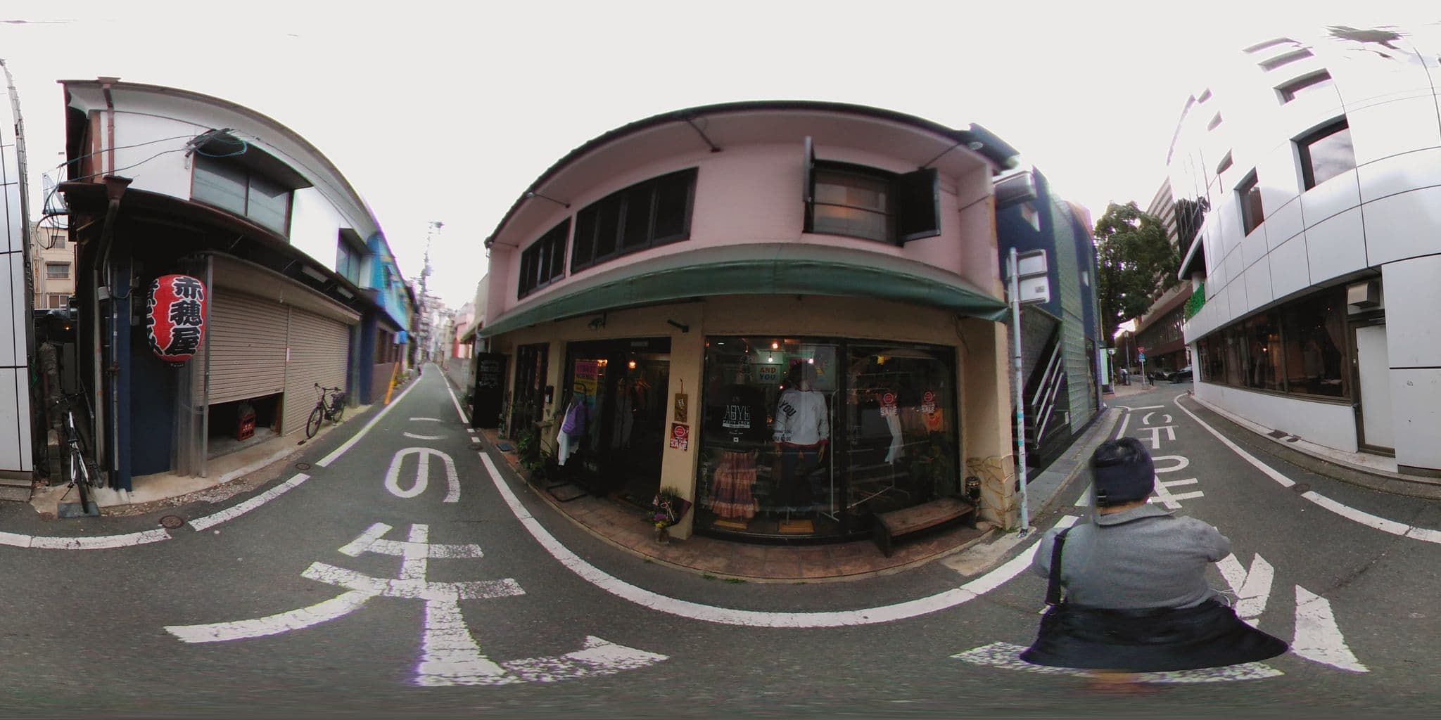 Street view near ホテルオークス, Kumamoto — © mura (CC BY-SA · Mapillary)