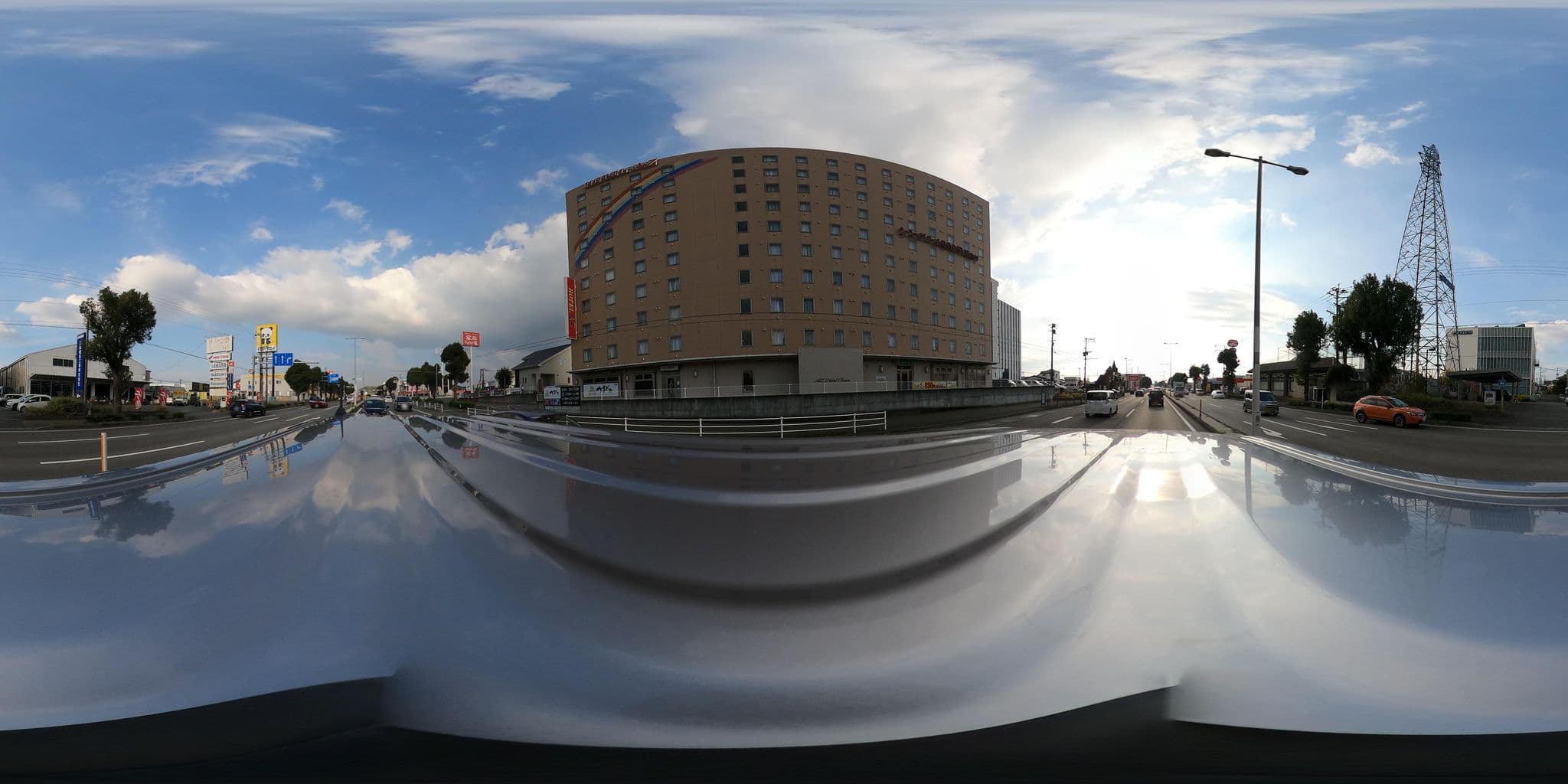 Street view near HOTEL AZ 熊本インター御領店, Okino — © kojiroucircle (CC BY-SA · Mapillary)