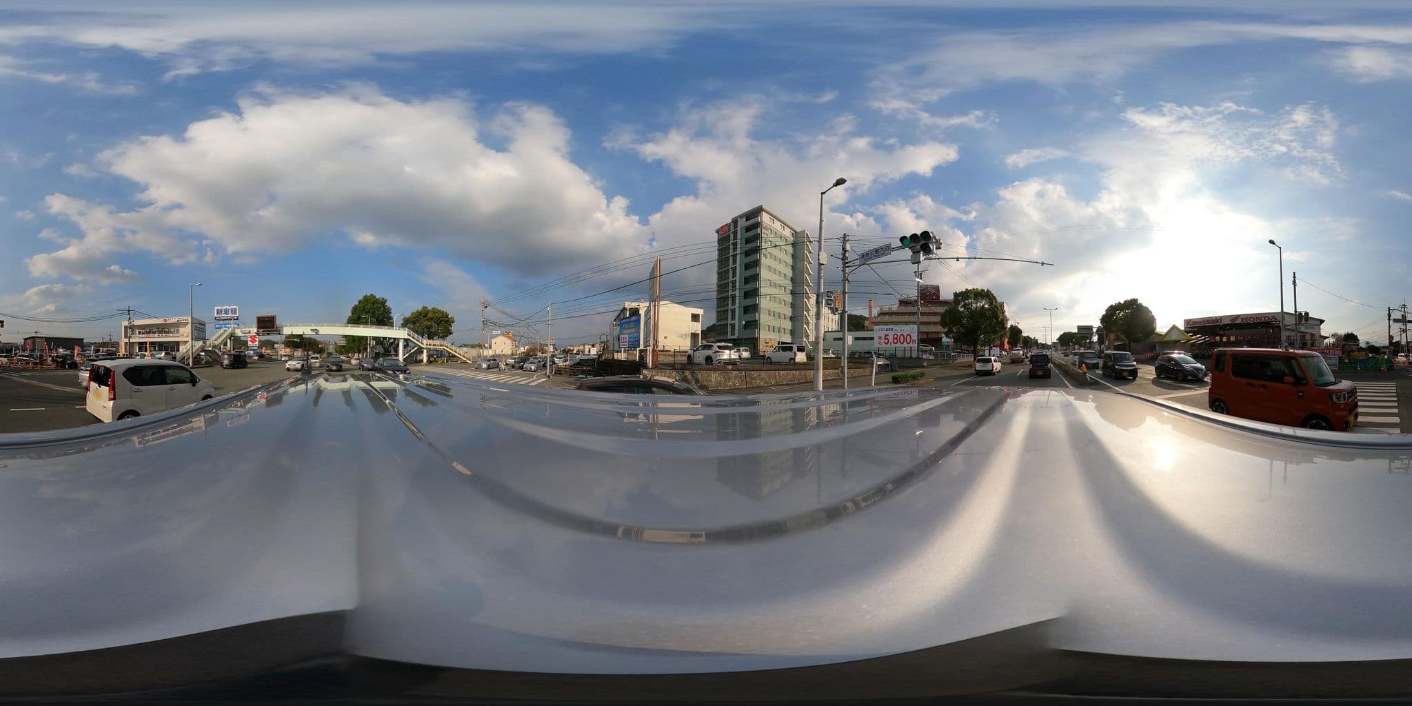 Street view near つる乃湯　ビジネスホテル新館, Okino — © kojiroucircle (CC BY-SA · Mapillary)