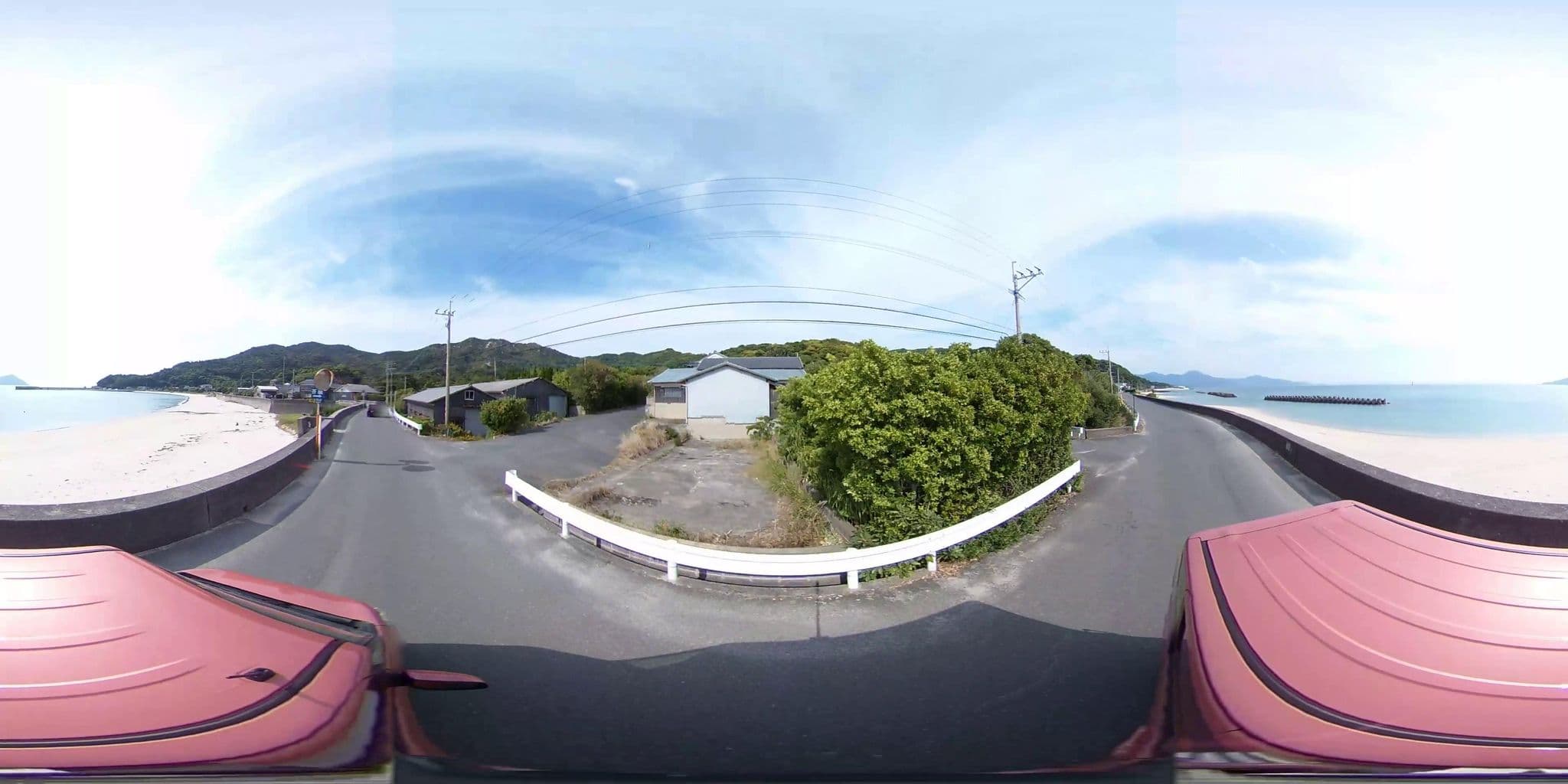 Street view near 海と夕陽　Turquoise Serenity, Itoshima — © potaro67v (CC BY-SA · Mapillary)