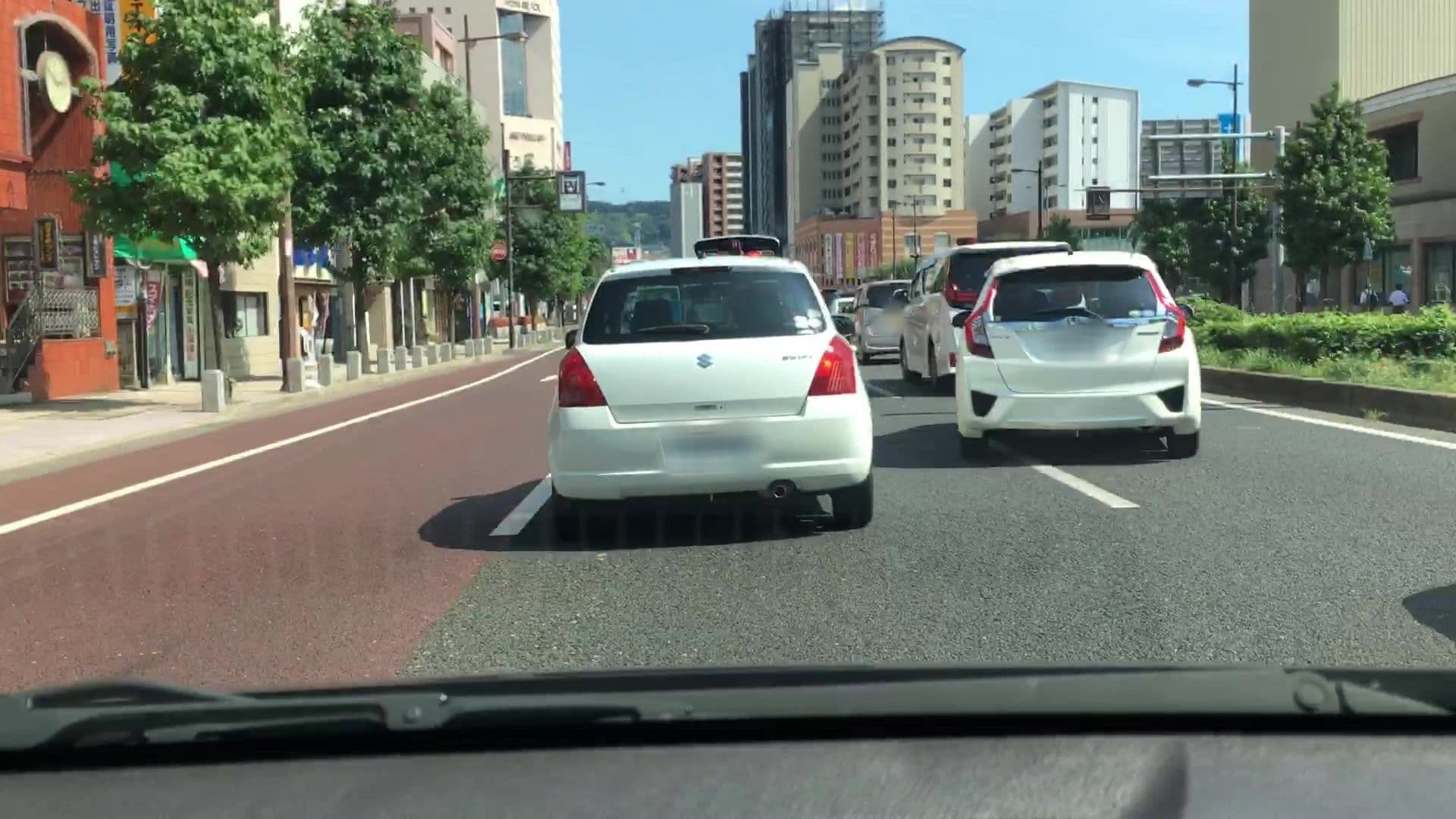 Street view near sasebo green hotel, Sasebo — © lvl5 (CC BY-SA · Mapillary)