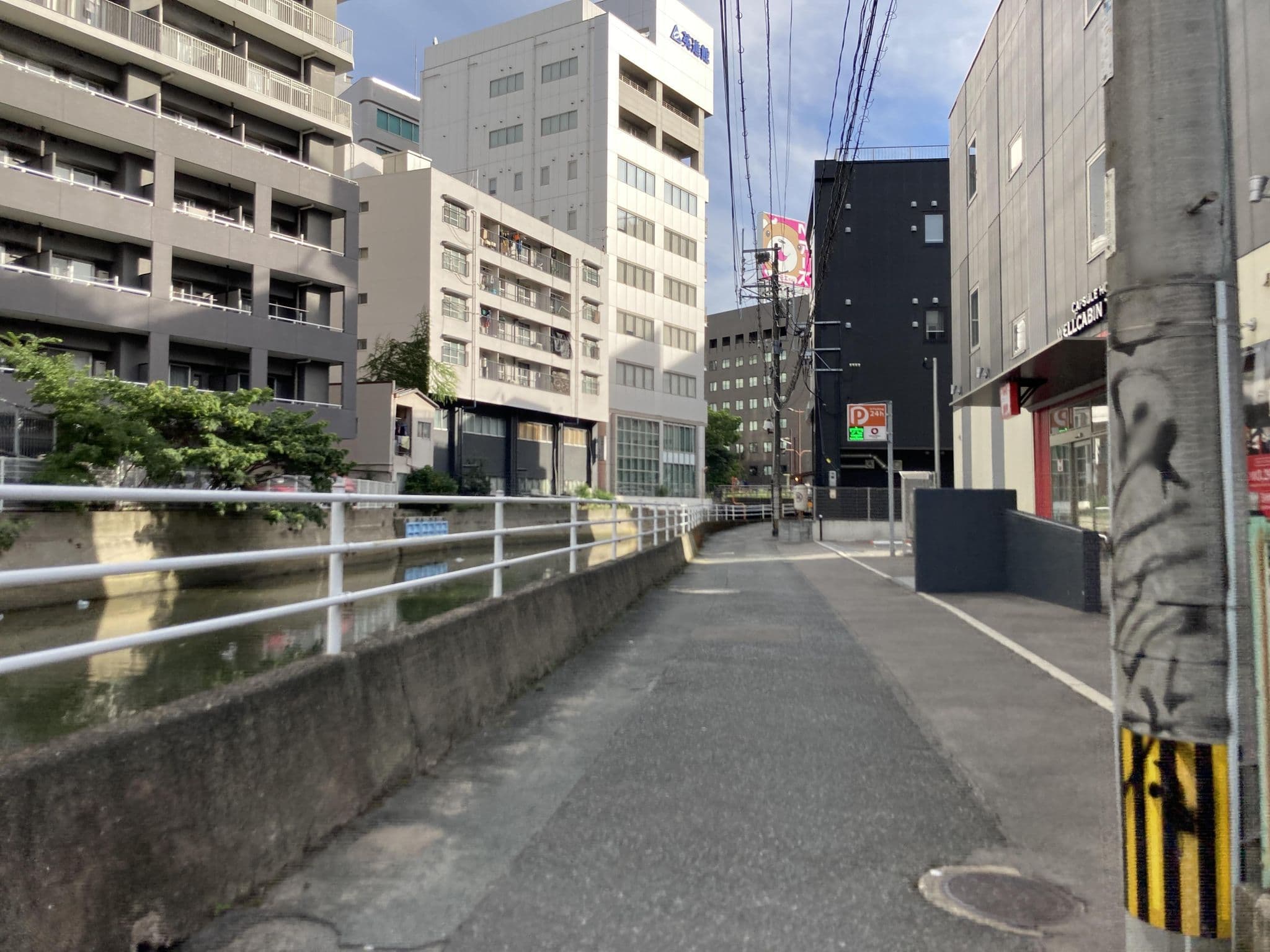 Street view near ウェルキャビン天神, Fukuoka — © alt9800 (CC BY-SA · Mapillary)