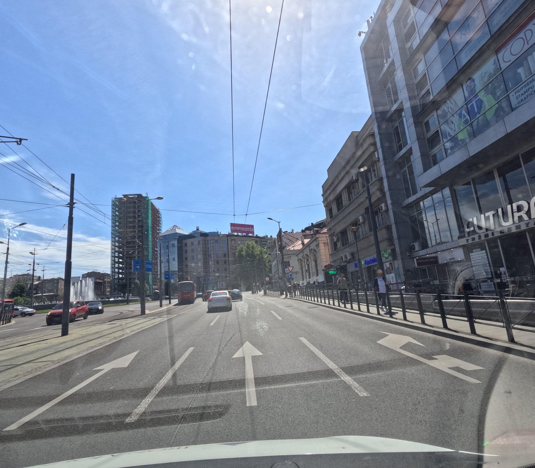 Street view near Black Sheep, Belgrade