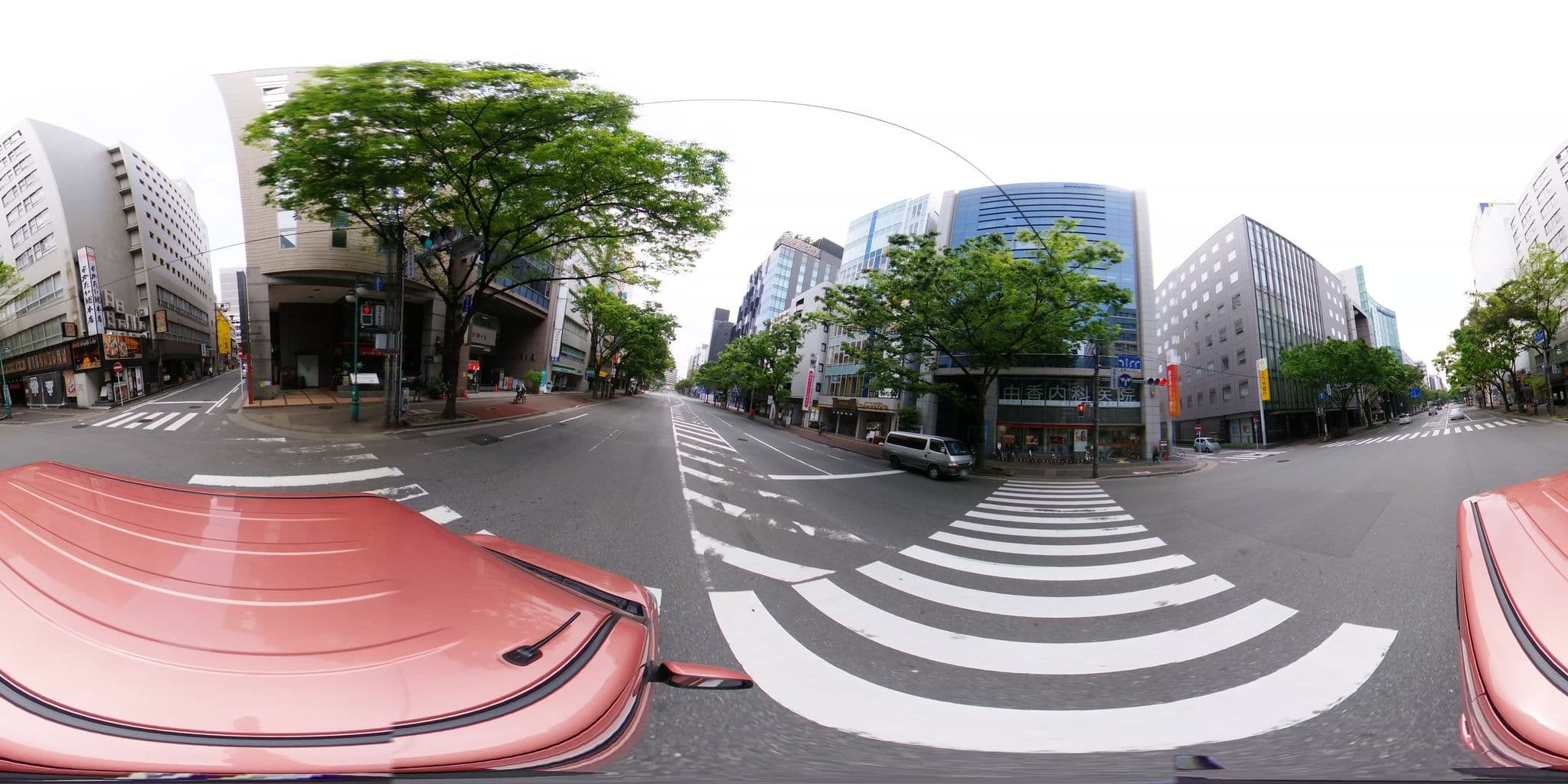 Street view near ホテルセンチュリアート (Hotel Century Art), Fukuoka — © potaro67v (CC BY-SA · Mapillary)