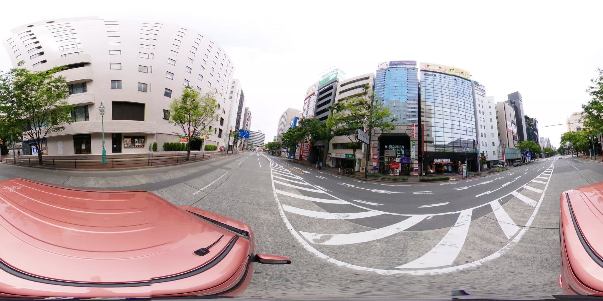 Street view near オリエンタルホテル福岡博多ステーション, Fukuoka — © potaro67v (CC BY-SA · Mapillary)