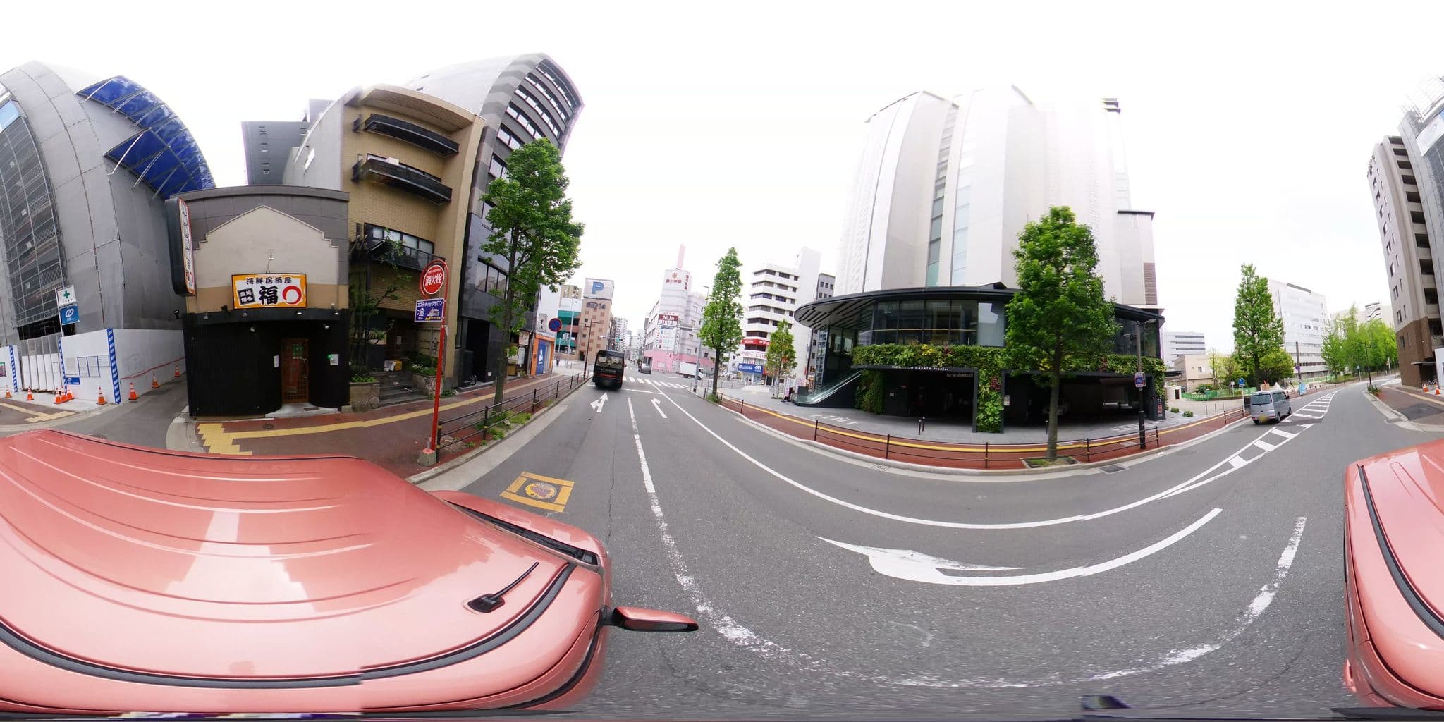 Street view near チサンホテル博多 (Chisun Hotel Hakata), Fukuoka — © potaro67v (CC BY-SA · Mapillary)