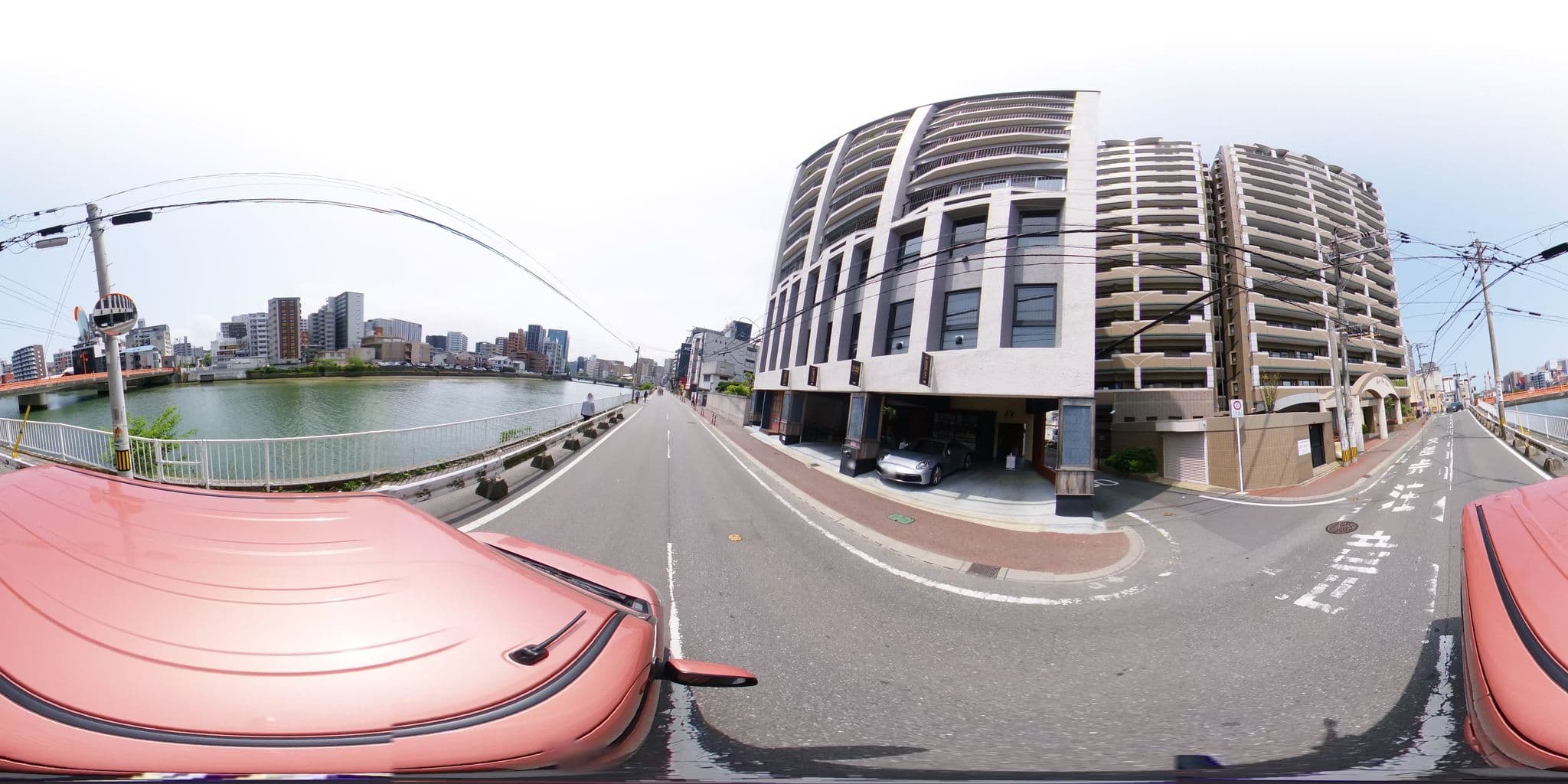 Street view near アグッドデイ・フクオカ・リバーサイド, Fukuoka — © potaro67v (CC BY-SA · Mapillary)