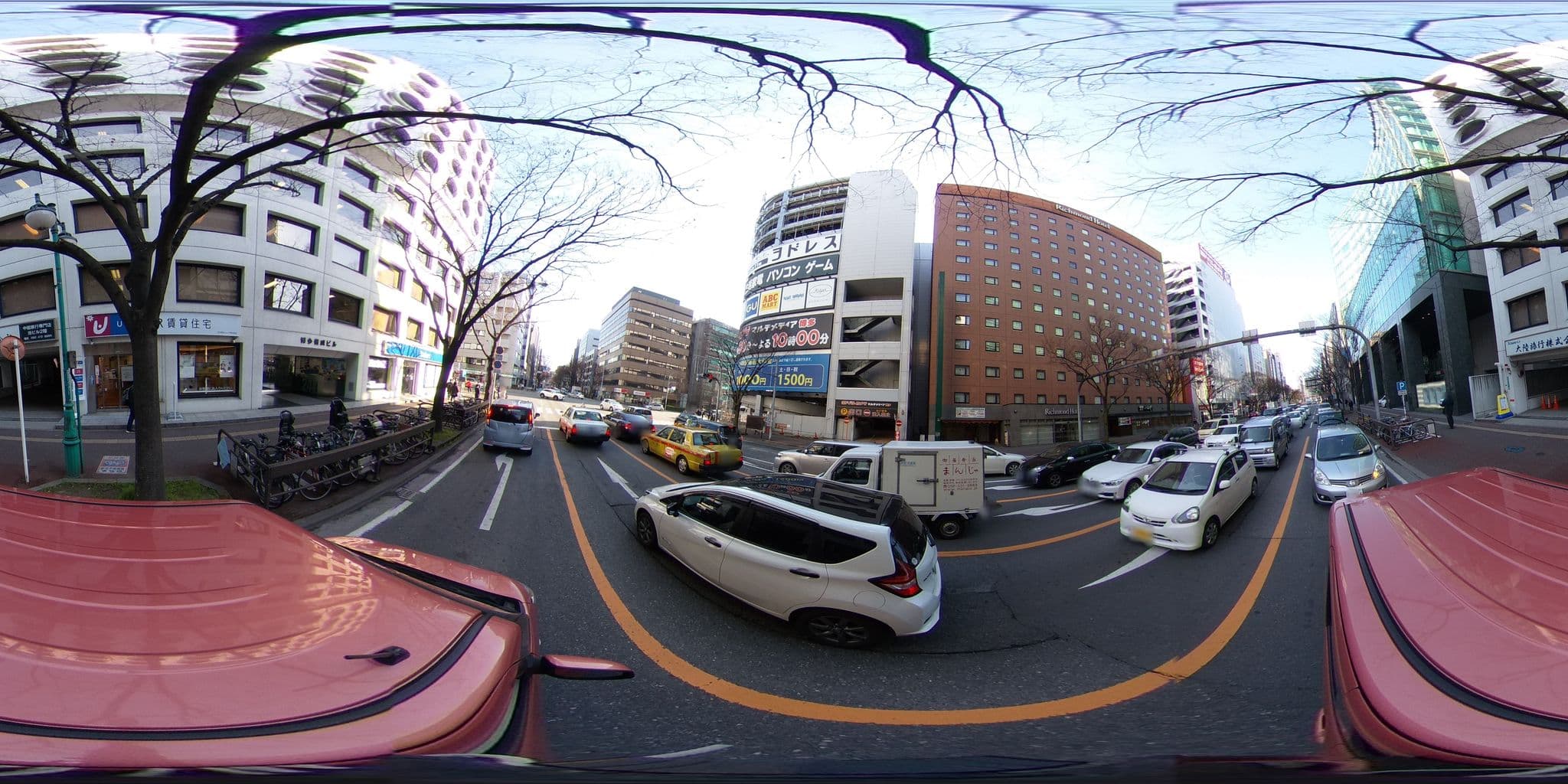 Street view near リッチモンドホテル博多駅前, Fukuoka — © potaro67v (CC BY-SA · Mapillary)