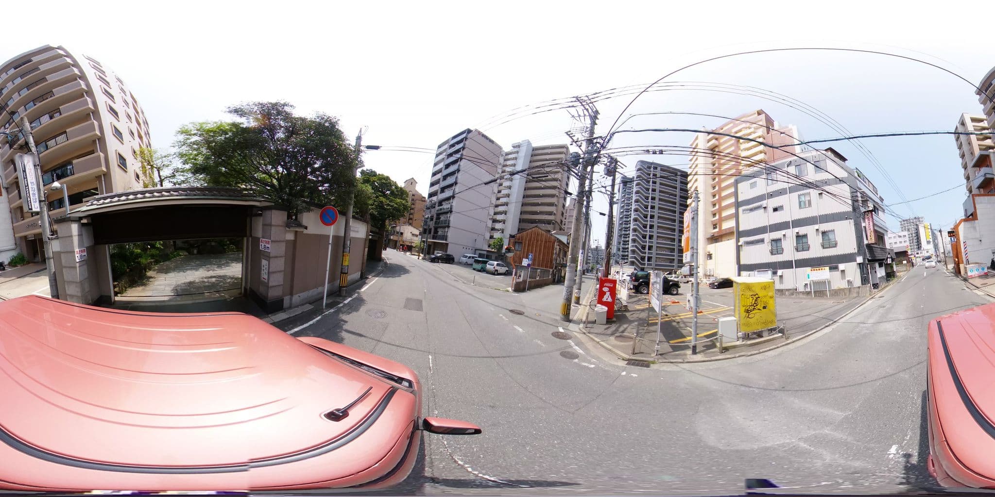 Street view near Randor Residential Hotel Fukuoka, Fukuoka — © potaro67v (CC BY-SA · Mapillary)