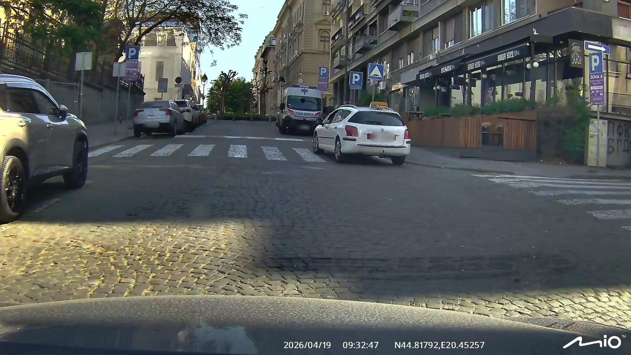 Street view near Hostelche, Belgrade