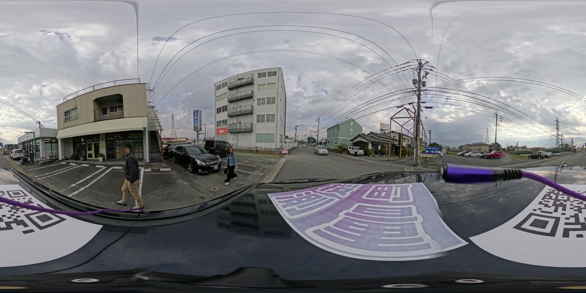 Street view near ホテル おもちゃ箱, Kurume — © yumechan (CC BY-SA · Mapillary)