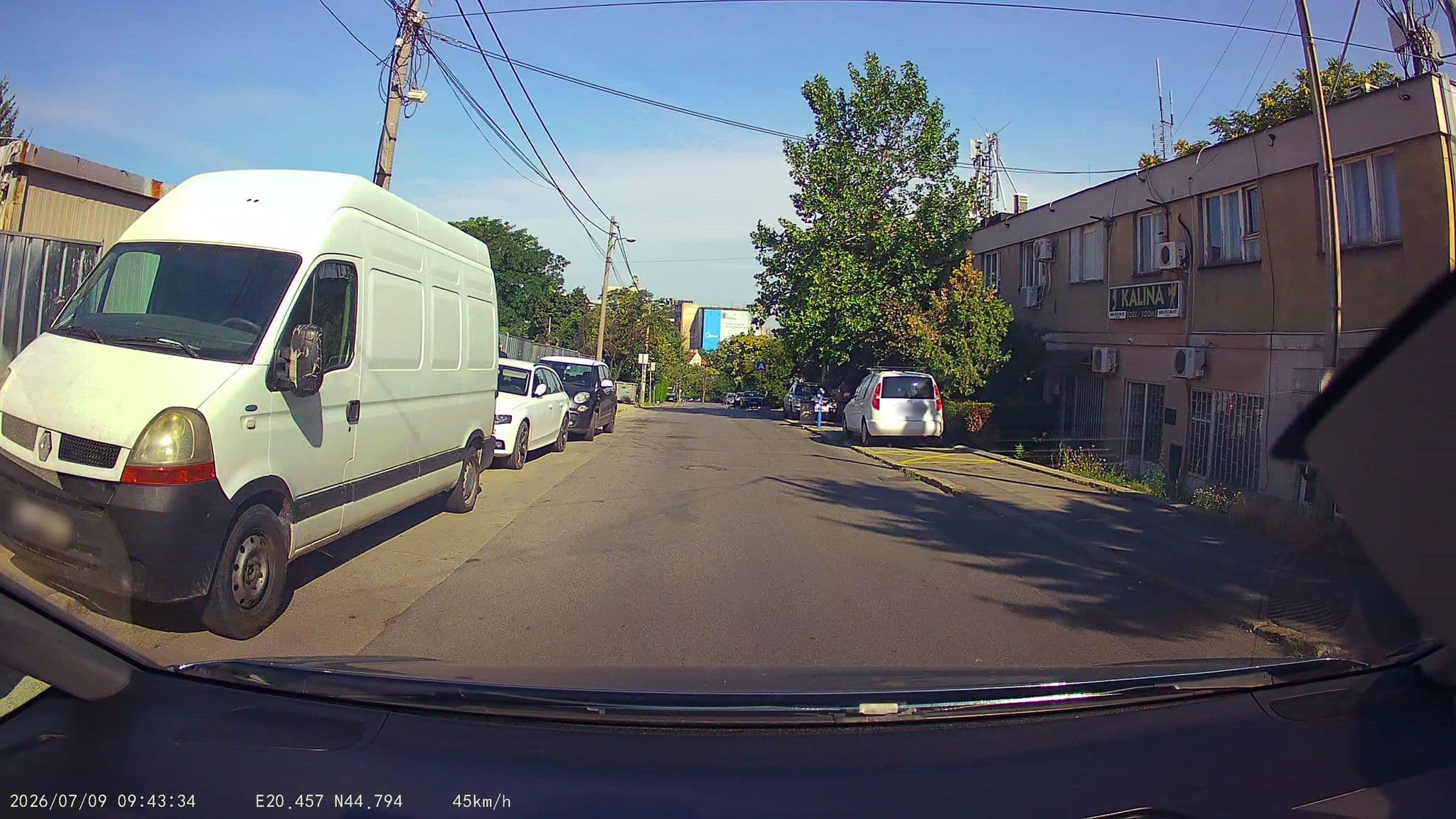 Street view near Kalina Rooms, Belgrade