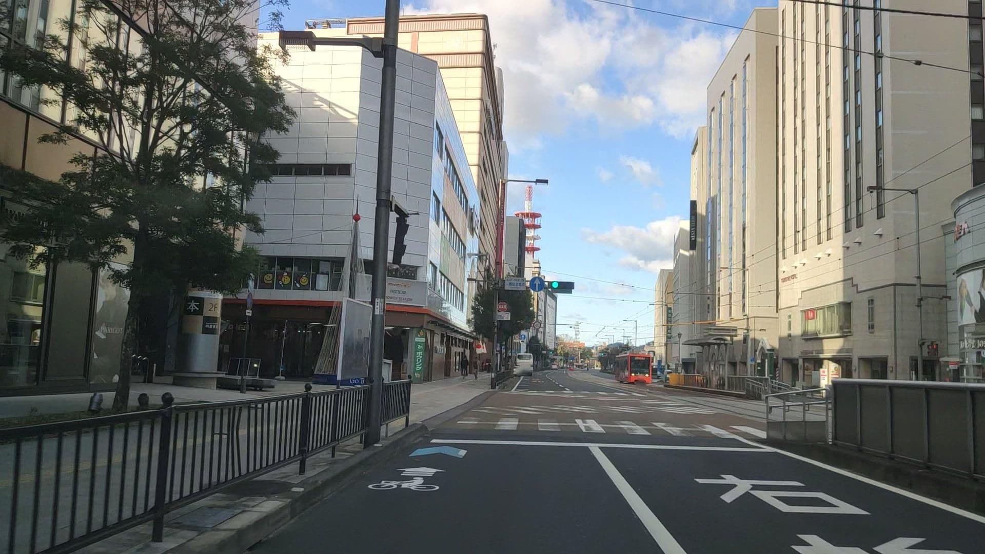 Street view near カンデオホテルズ松山大街道 (CANDEO HOTELS), Matsuyama — © drivephotograph (CC BY-SA · Mapillary)