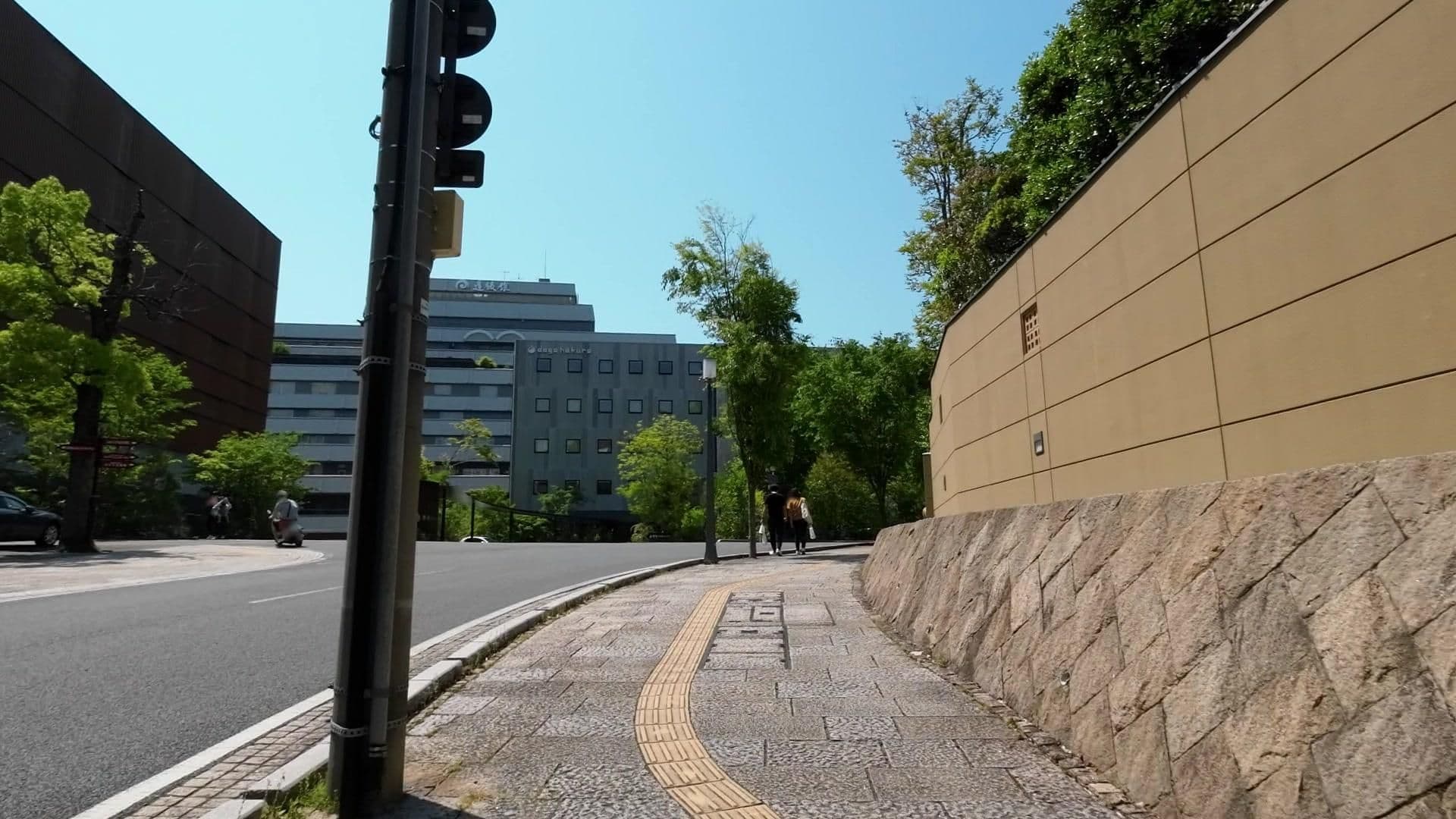 Street view near 道後温泉 ホテル 椿舘 別館, Matsuyama — © drivephotograph (CC BY-SA · Mapillary)