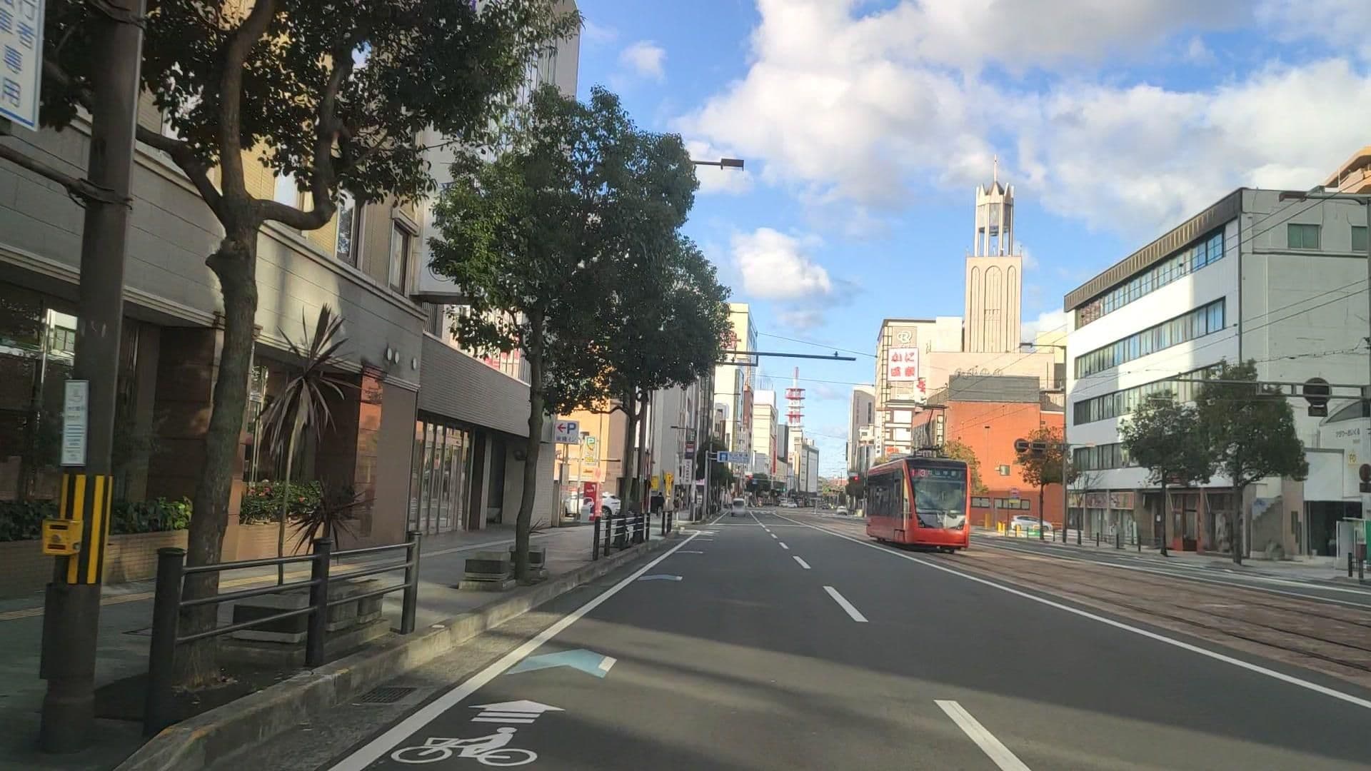 Street view near 東横イン 松山一番町, Matsuyama — © drivephotograph (CC BY-SA · Mapillary)