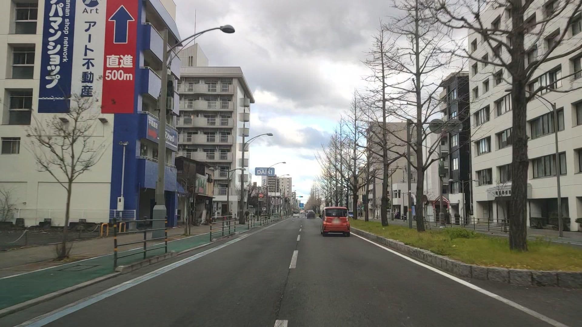 Street view near サンガーデン松山, Matsuyama — © drivephotograph (CC BY-SA · Mapillary)
