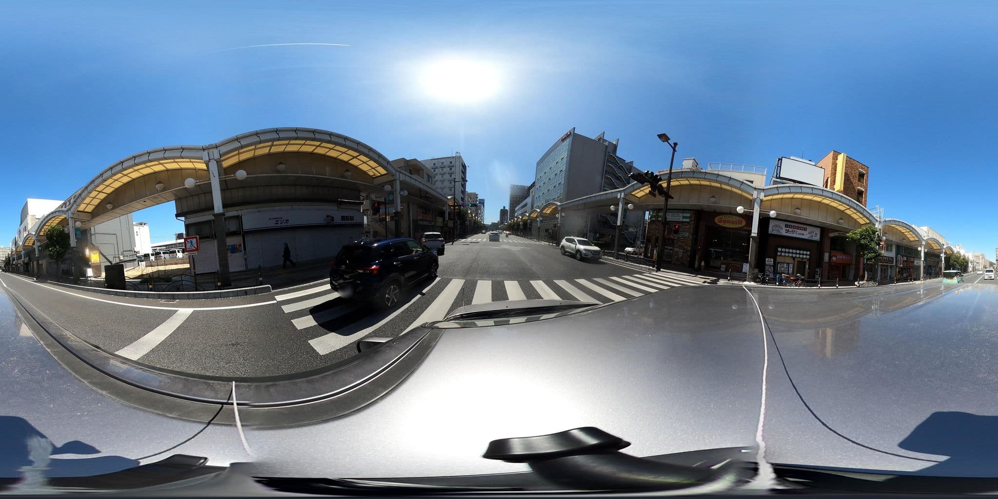 Street view near シティホテル安藤, Iwakuni — © castletrain (CC BY-SA · Mapillary)