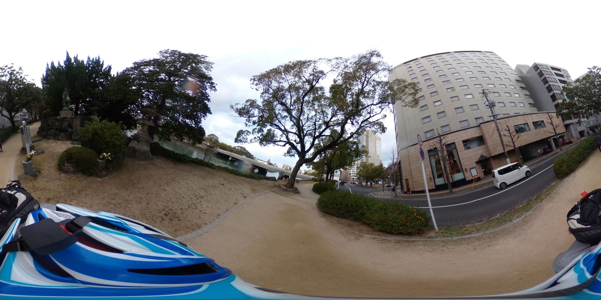 Street view near ホテルマイステイズ広島平和公園前, Hiroshima — © nmaruichi (CC BY-SA · Mapillary)