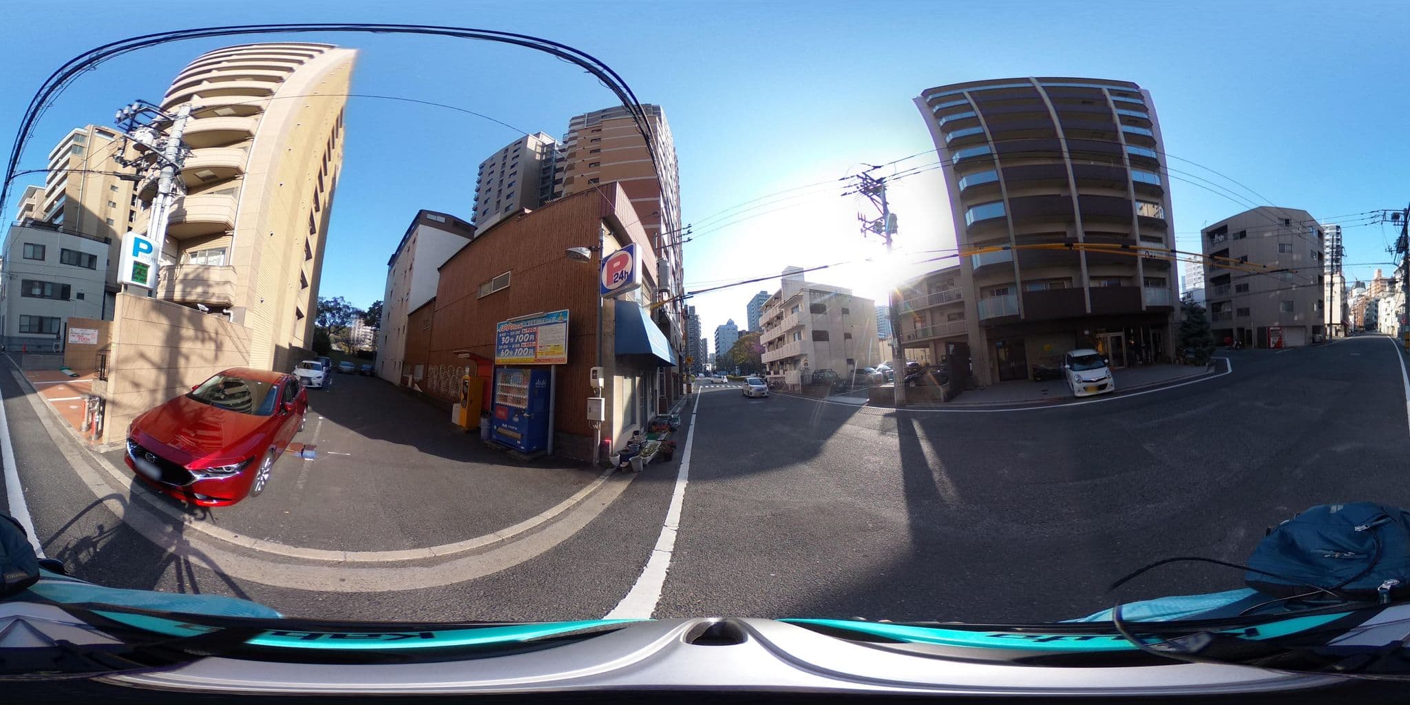 Street view near Alphabed 広島平和大通り, Hiroshima — © nmaruichi (CC BY-SA · Mapillary)