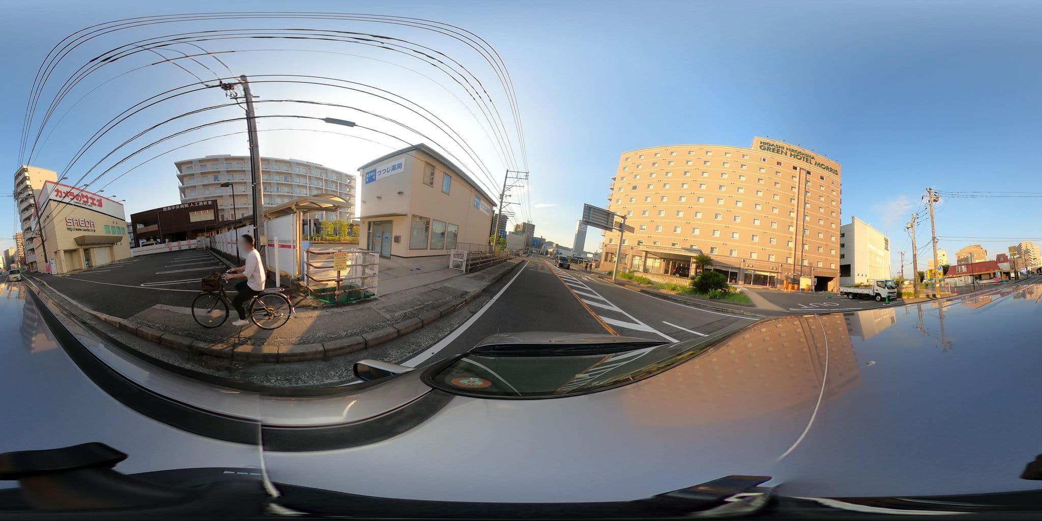Street view near 東広島グリーンホテルモーリス, Higashihiroshima — © castletrain (CC BY-SA · Mapillary)