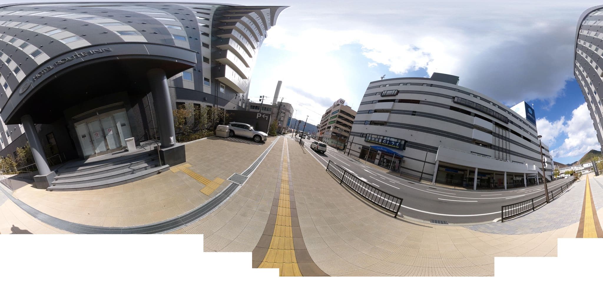 Street view near ホテルルートイン三原駅前, Mihara — © okadatsuneo (CC BY-SA · Mapillary)