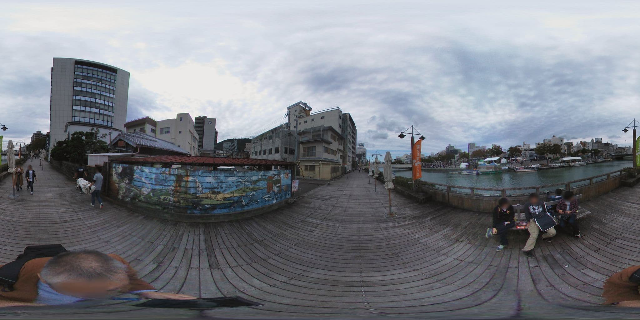 Street view near ハイパーイン 徳島東船場, Tokushima — © harimawood (CC BY-SA · Mapillary)