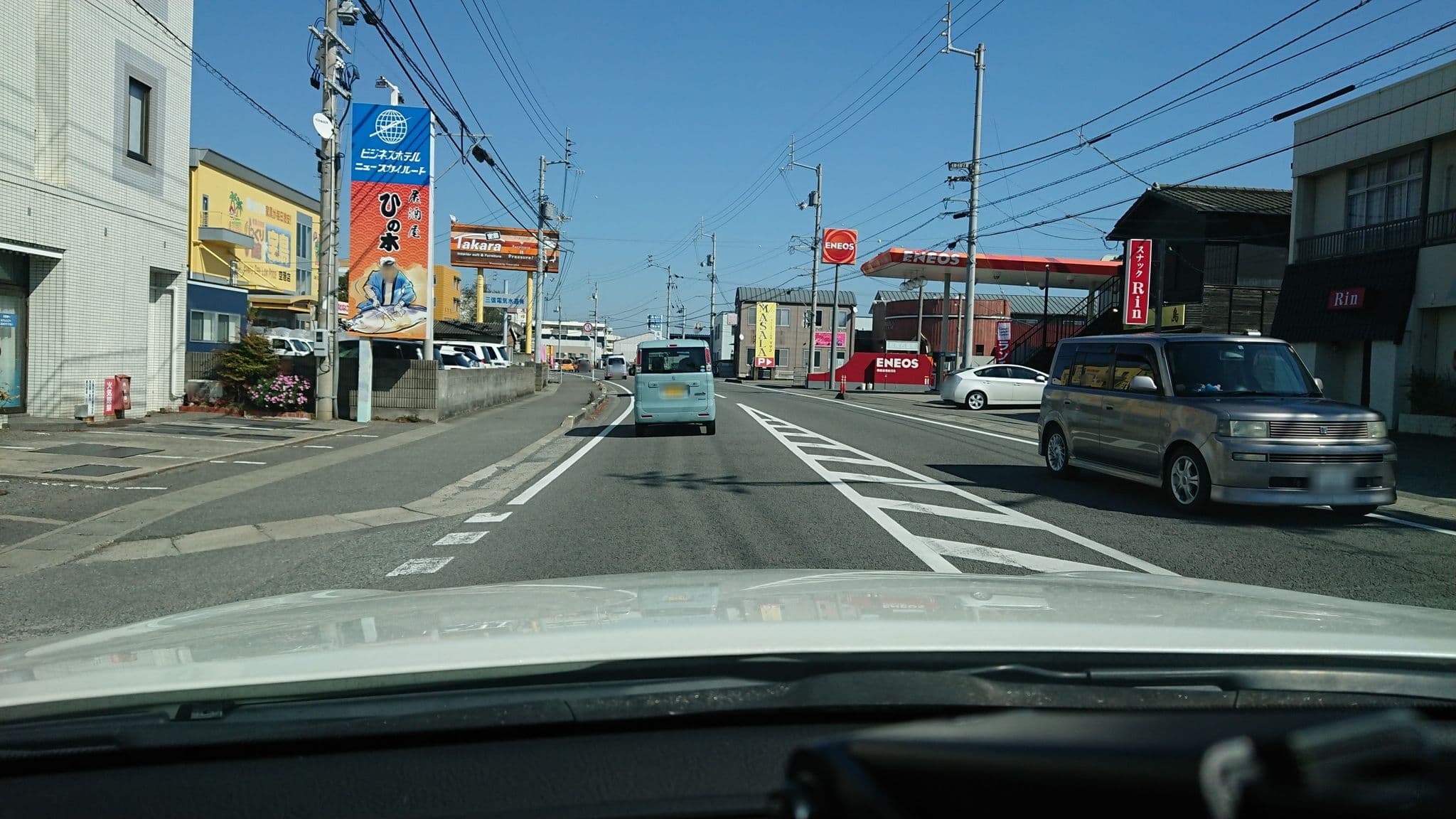 Street view near ビジネスホテル ニュースカイルート, Matsushige — © poncotsu (CC BY-SA · Mapillary)