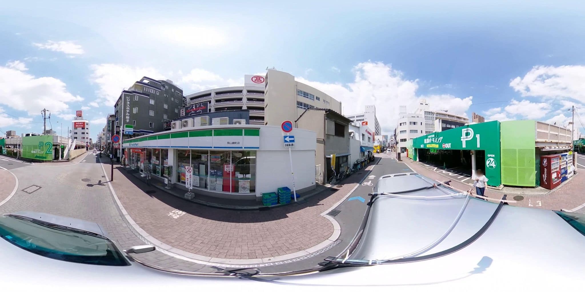 Street view near ビジネスホテル 新子, Okayama — © potaro67v (CC BY-SA · Mapillary)
