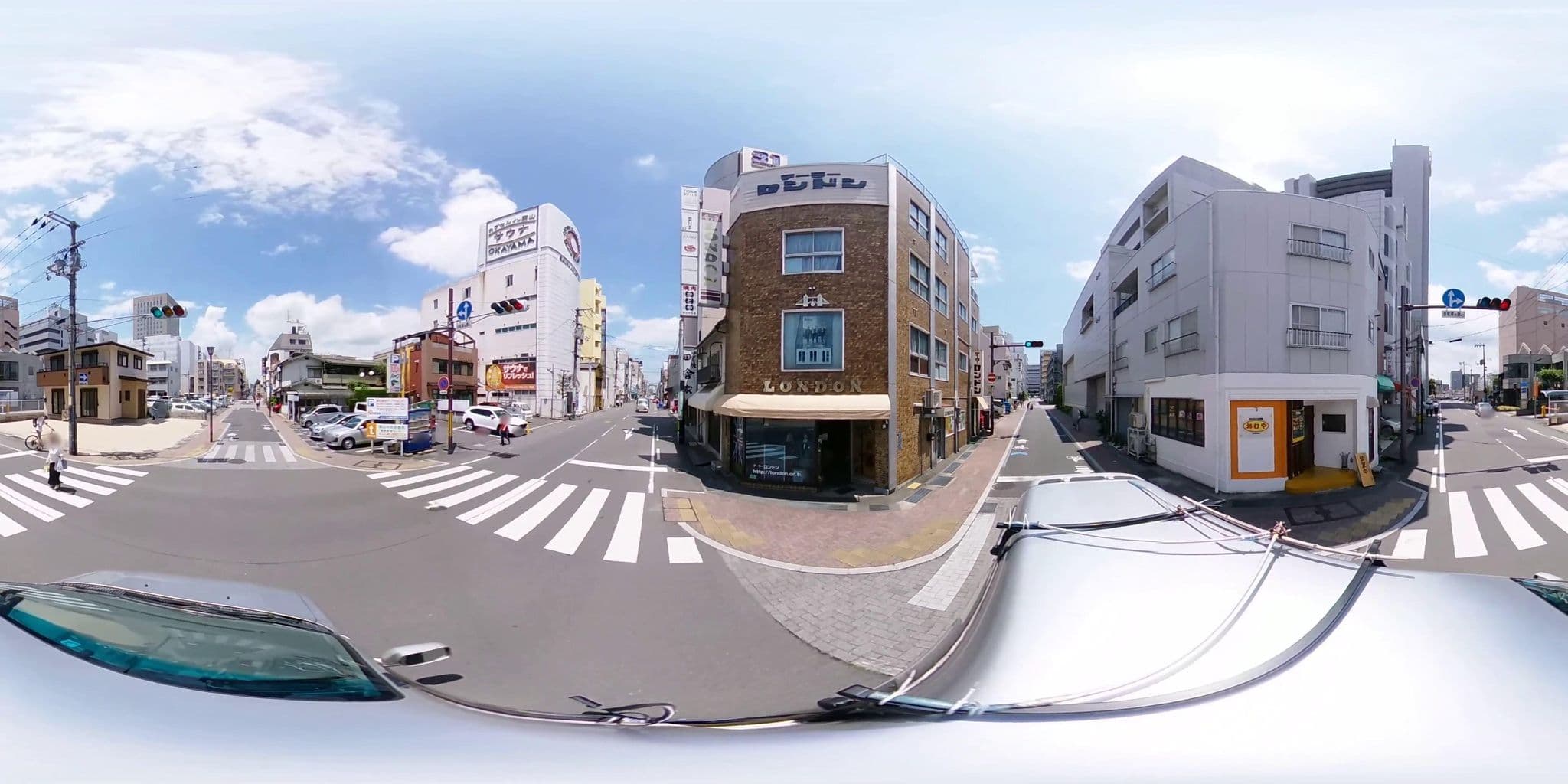 Street view near サウナ&カプセルイン岡山, Okayama — © potaro67v (CC BY-SA · Mapillary)