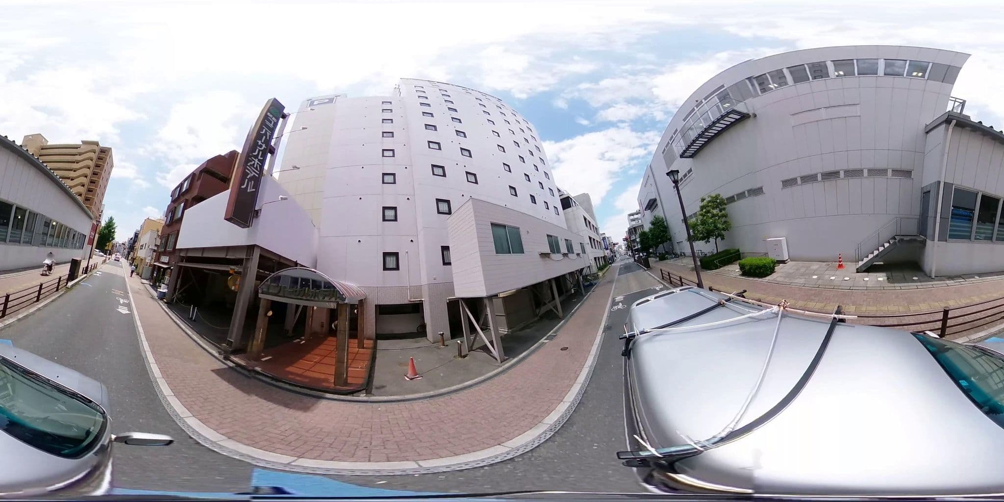 Street view near 駅前ユニバーサルホテル, Okayama — © potaro67v (CC BY-SA · Mapillary)