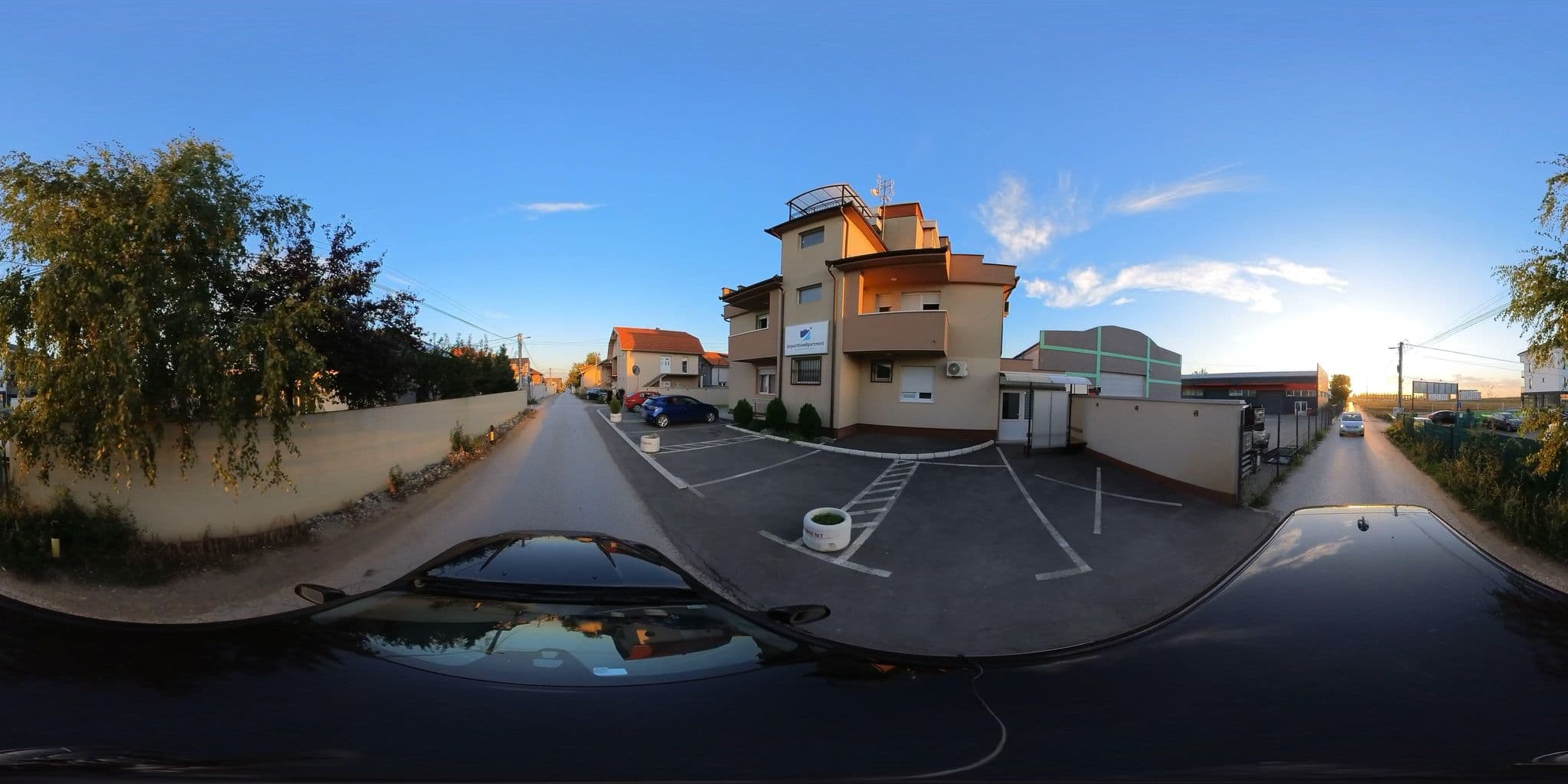 Street view near Airport View Apartments, Surčin — © brackone (CC BY-SA · Mapillary)