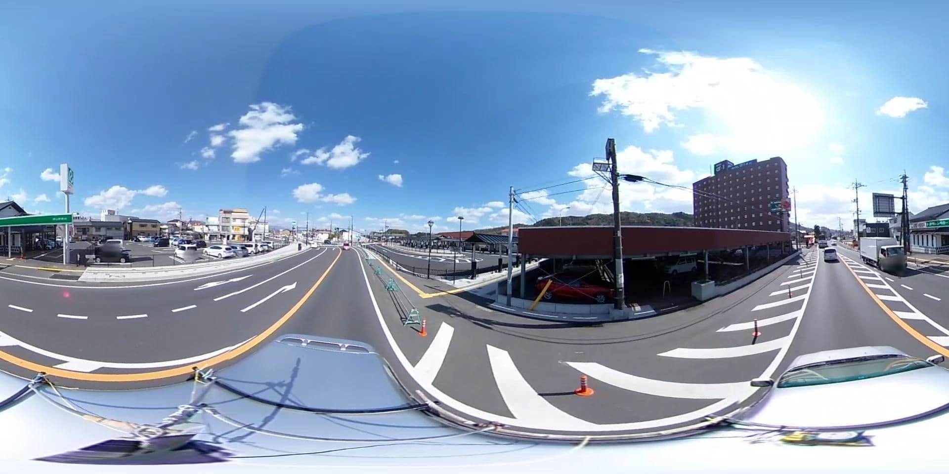 Street view near ホテルアルファーワン津山, Tsuyama — © potaro67v (CC BY-SA · Mapillary)