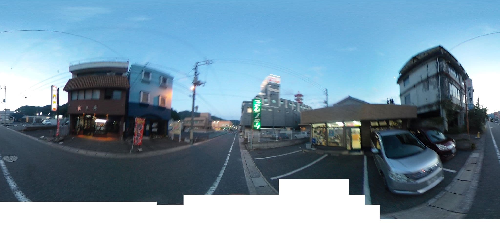Street view near 阿里佐旅館, Niimi — © okadatsuneo (CC BY-SA · Mapillary)
