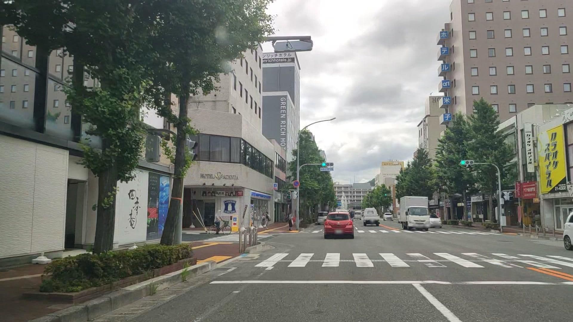 Street view near 米子シティガーデンズホテル, Yonago — © drivephotograph (CC BY-SA · Mapillary)