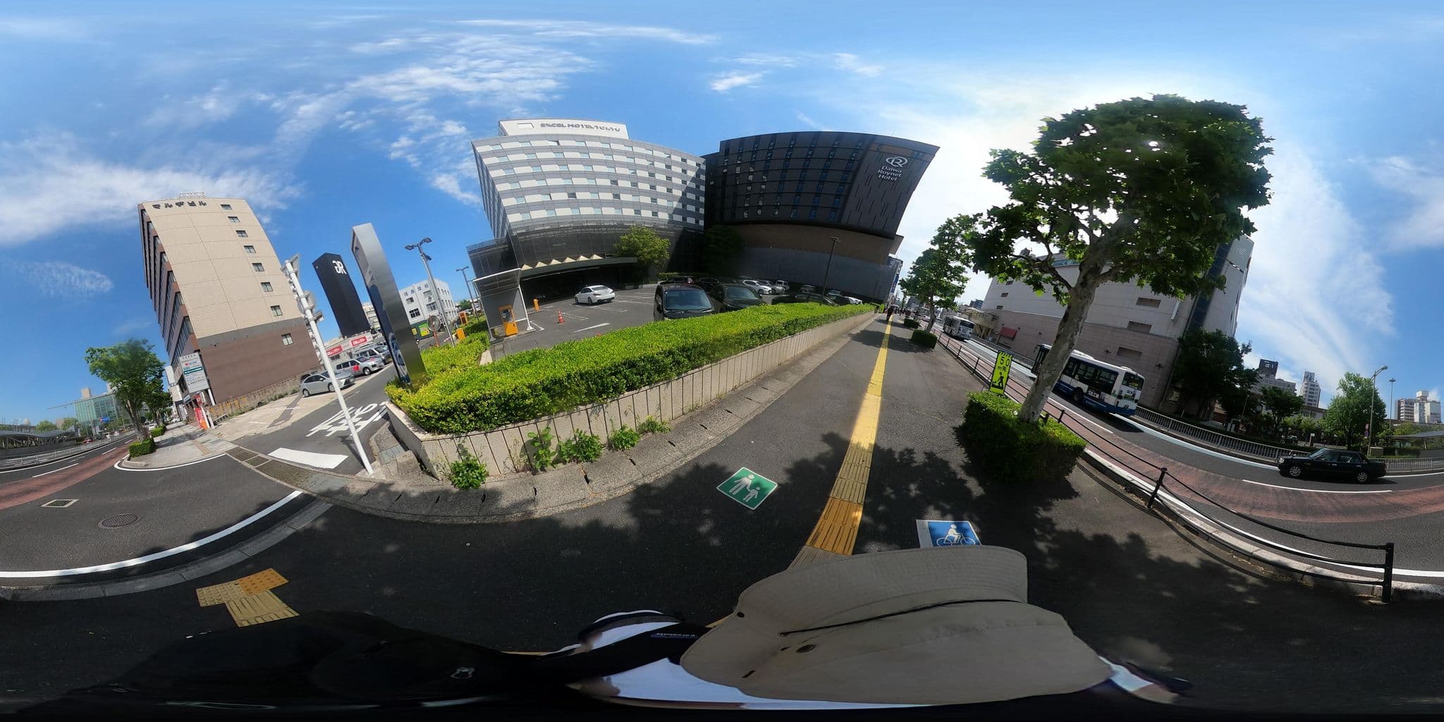 Street view near 松江エクセルホテル東急（旧松江東急イン）, Matsue — © castletrain (CC BY-SA · Mapillary)