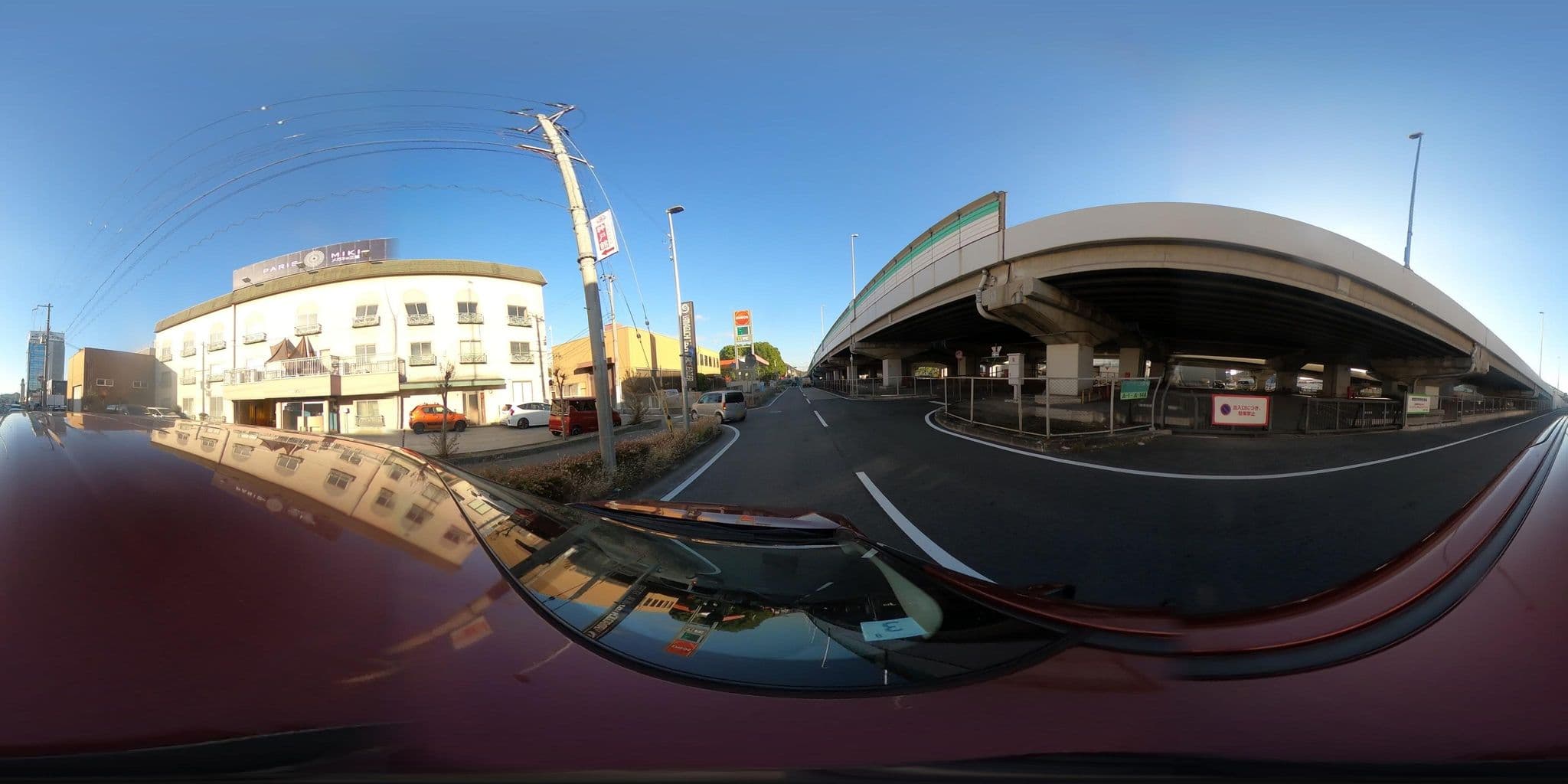 Street view near ホテル cache, Himeji — © harimawood (CC BY-SA · Mapillary)