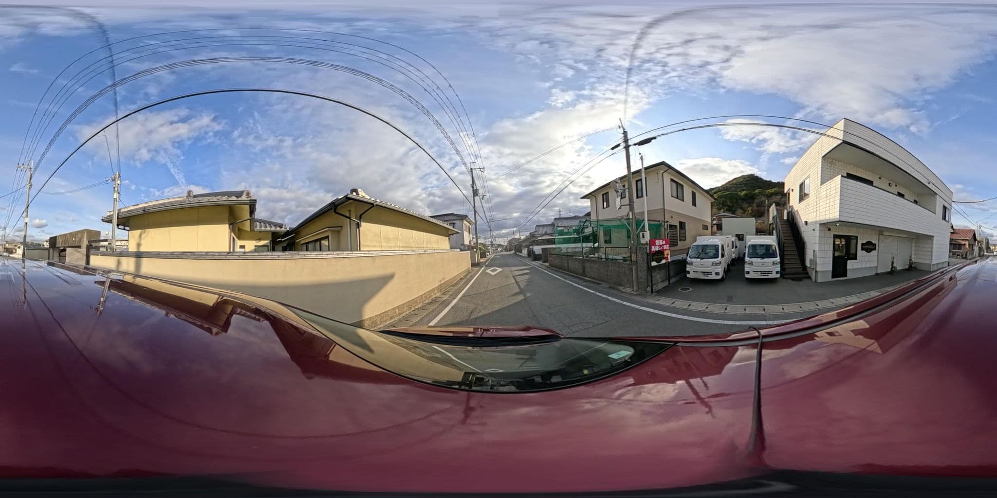 Street view near ホテルスタイリッシュ, Himeji — © harimawood (CC BY-SA · Mapillary)