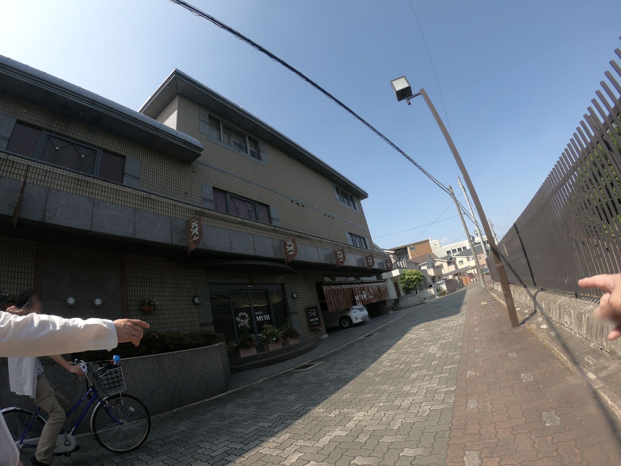 Street view near Hotel Myth Adagio, Sakai — © taki3hira (CC BY-SA · Mapillary)