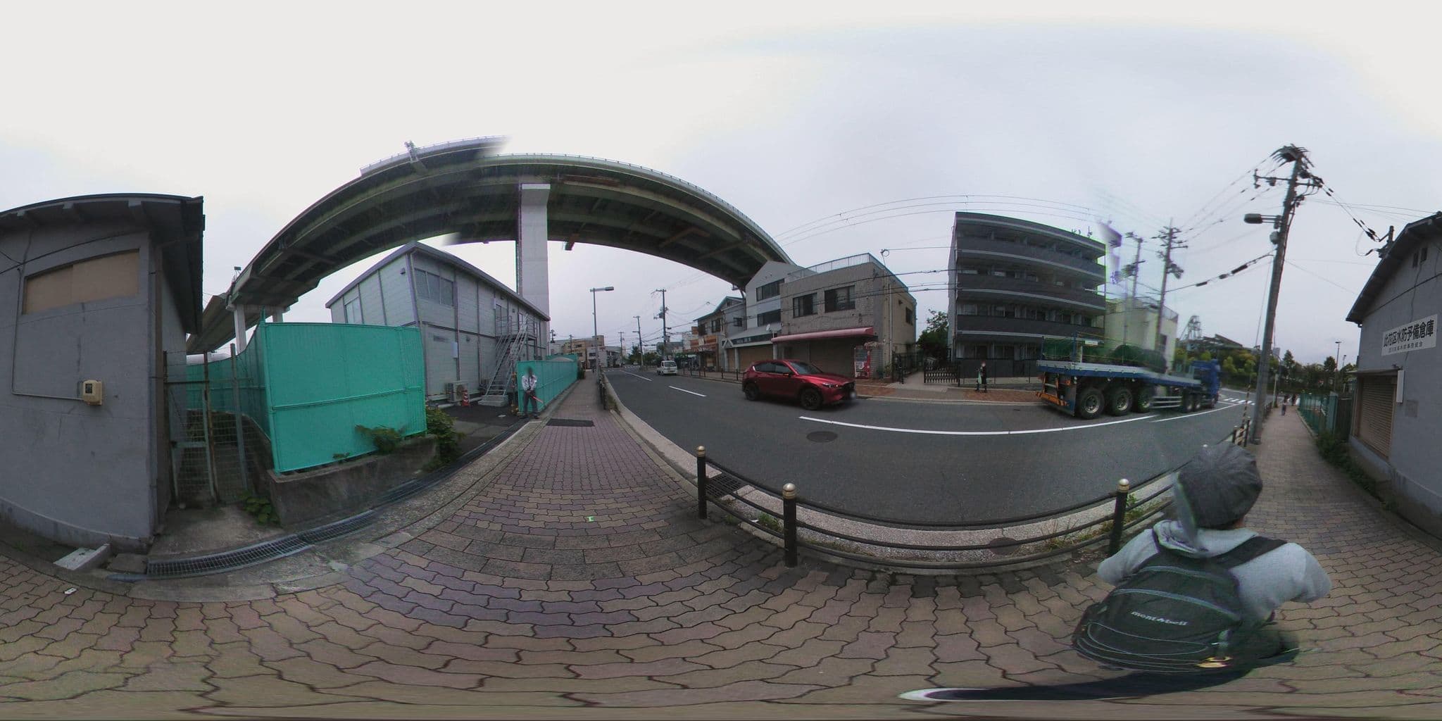 Street view near Tabist グローレ 大阪, Tsumori — © mura (CC BY-SA · Mapillary)